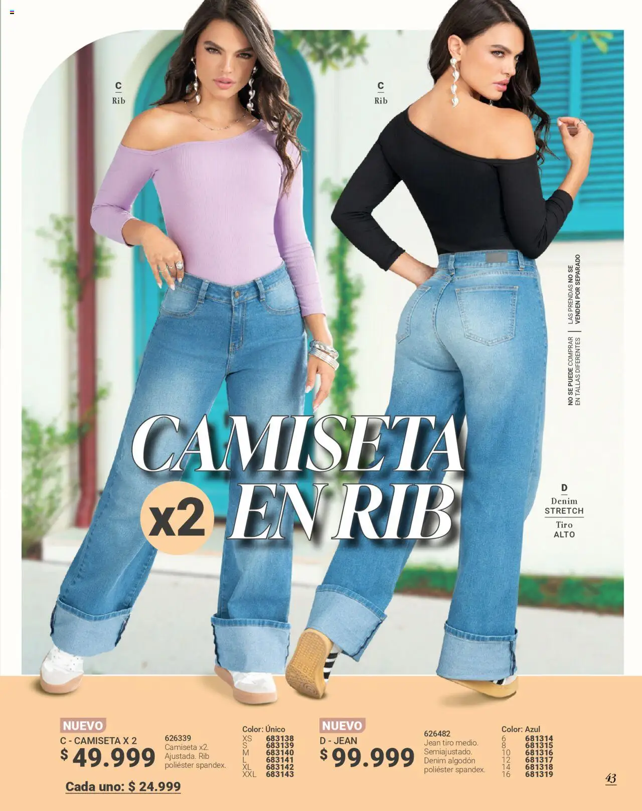 Carmel revista - valida desde el 08.09.2025 | Página: 43 | Productos: Algodón, Jean, Camiseta