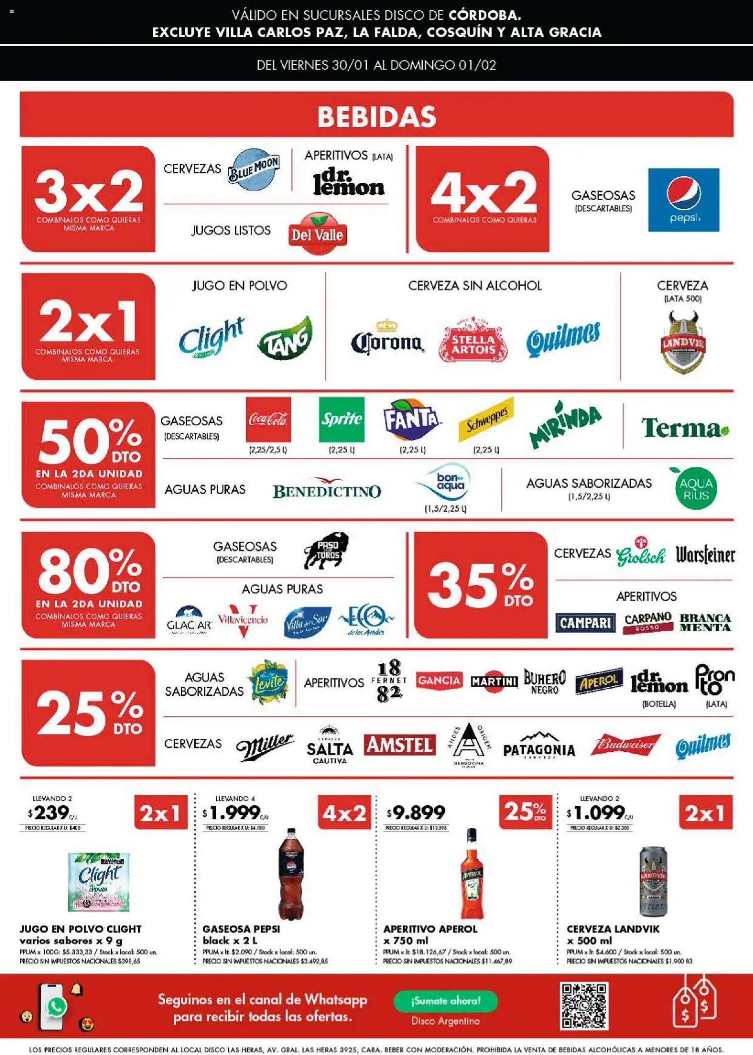 Disco - Ofertas | Córdoba │ válido desde el 29.01.2026 | Página: 5 | Productos: Disco, Polvo, Fernet, Gaseosa