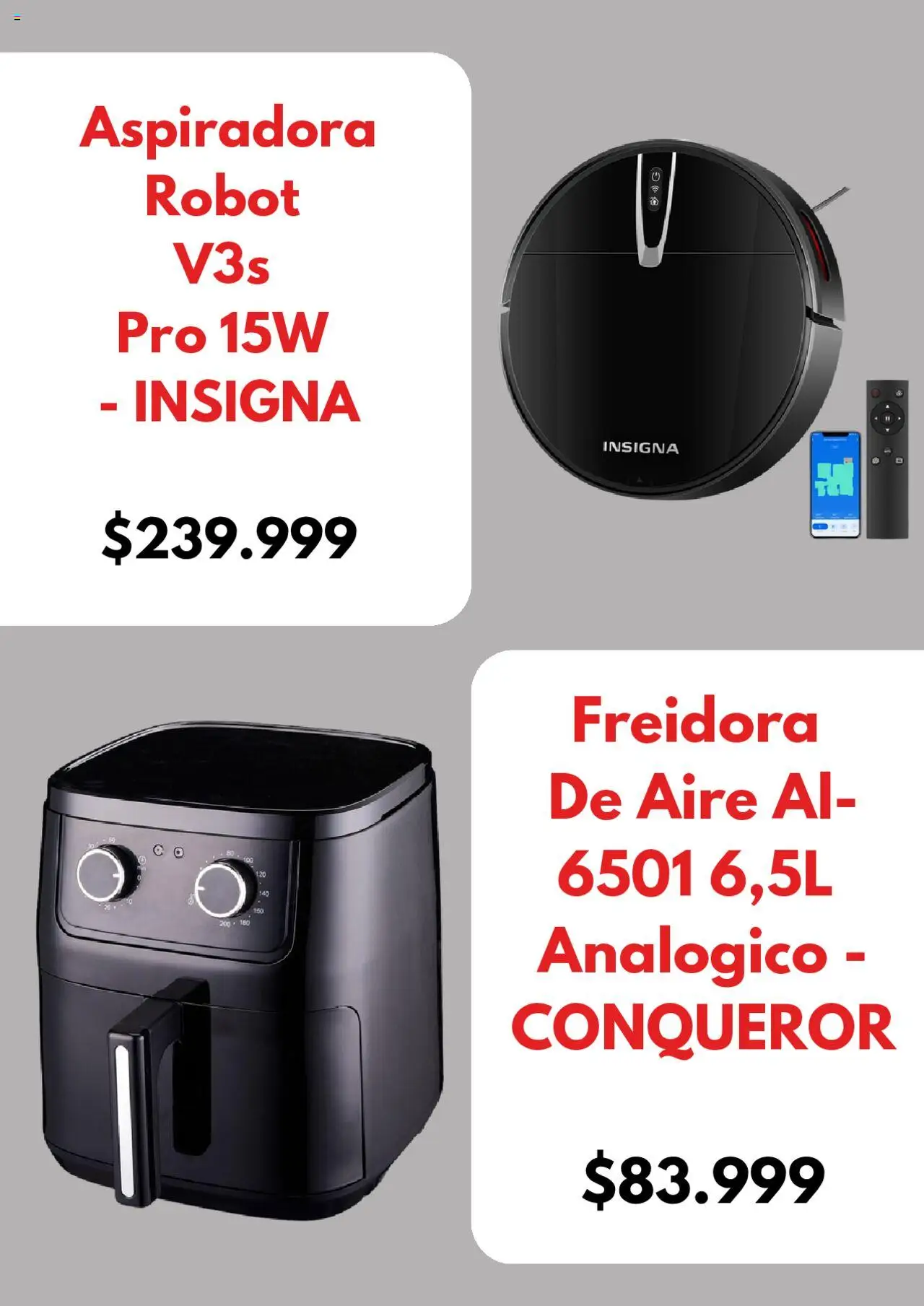 Megatone catálogo │ válido desde el 08.09.2025 | Página: 3 | Productos: Aspiradora, Robot, Freidora, Freidora de aire