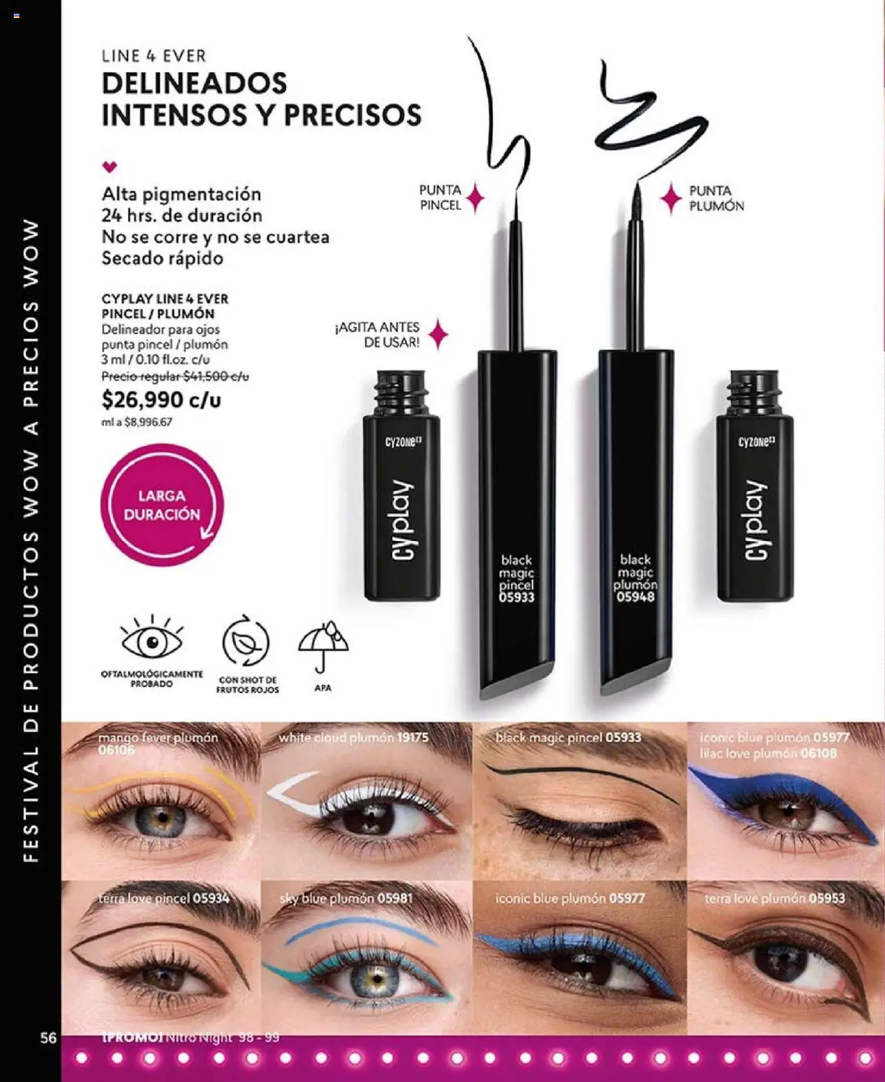 CyZone revista - valida desde el 29.07.2025 | Página: 56 | Productos: Mango, Delineador