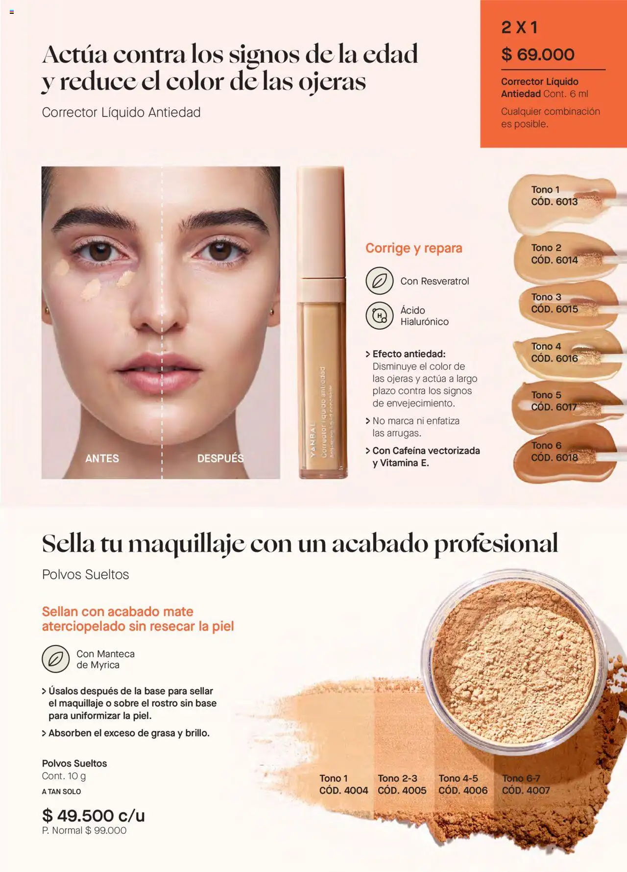 Yanbal revista - valida desde el 24.05.2025 | Página: 69 | Productos: Sobre, Combinación, Corrector, Manteca