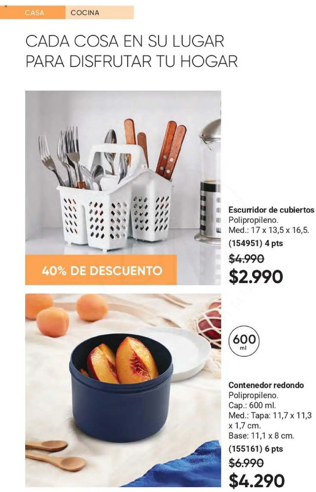 Catálogo AVON Fashion & Home │ válido desde el 01.07.2025 | Página: 21 | Productos: Cocina, Escurridor, Base