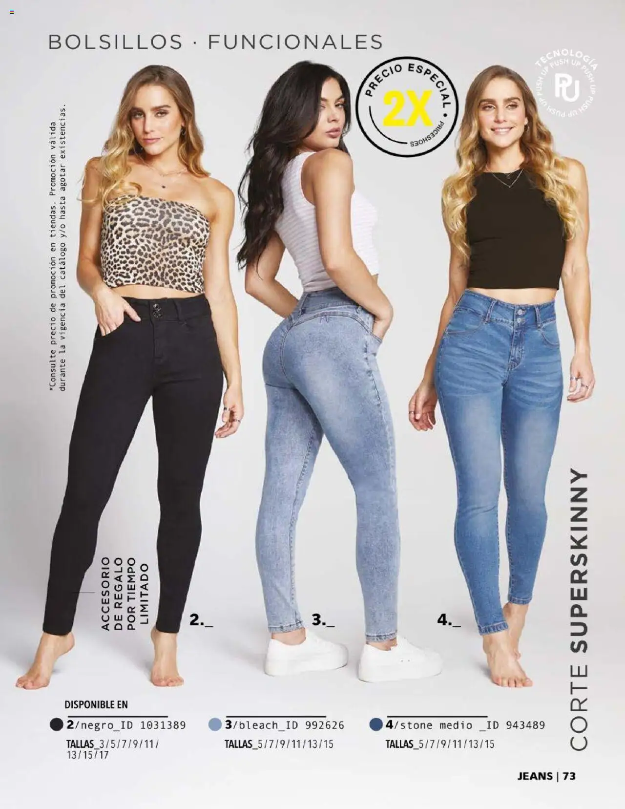 Nuevas ofertas de Price Shoes válidas en toda la República Mexicana desde el 11.02.2025. ¡Encuentra las mejores ofertas en Price Shoes catálogo Jeans Pri-Ver! | Página: 75