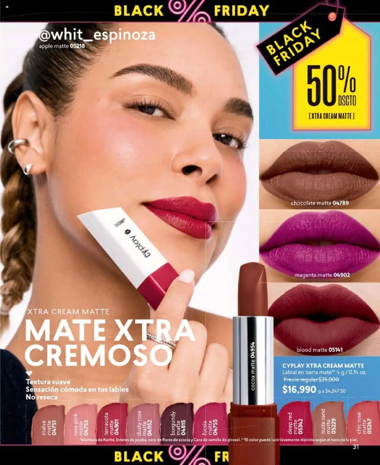 CyZone revista - valida desde el 24.09.2025 | Página: 33 | Productos: Cera, Cómoda, Manteca, Chocolate