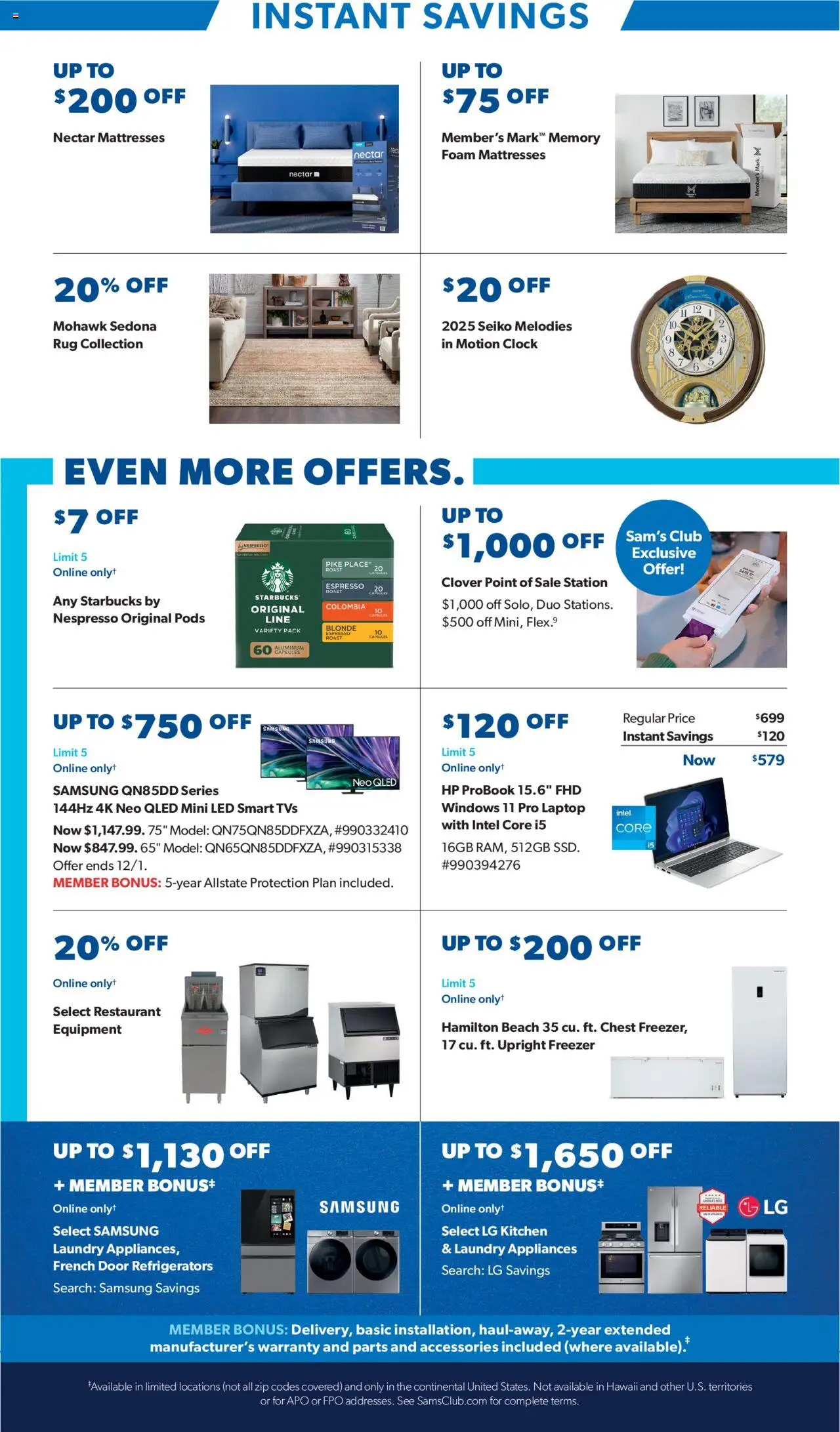 Sam's Club Black Friday - valid from 20.10.2025 | Page: 32 | Products: Laptop, Freezer