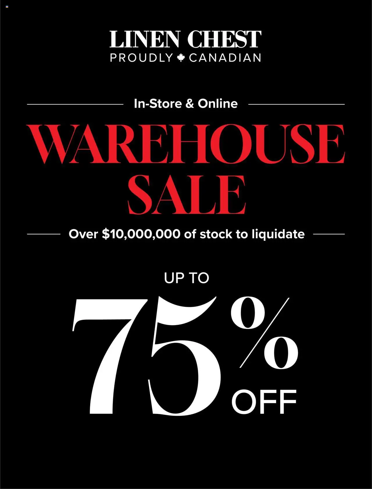 Linen Chest flyer valid from 06.10.2025 | Page: 1