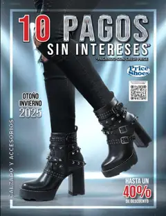 Vista previa de Price Shoes - Catálogo - 10 Pagos sin Intereses, nuevo folleto de la tienda, válido en México a partir del 14.10.2025