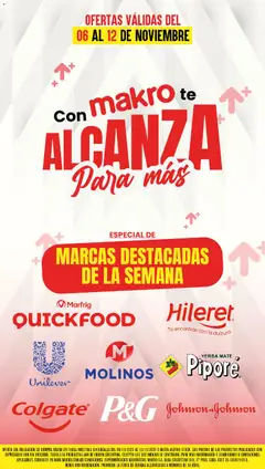 Vista previa Makro ofertas válido desde el 06.11.2025