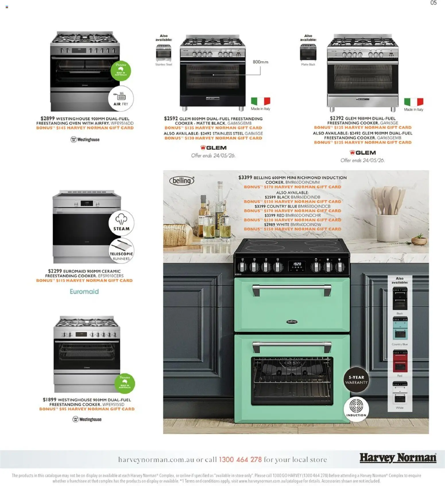 Harvey Norman catalogue - valid from 29.04.2026 | Page: 5 | Products: Accessories, Oven