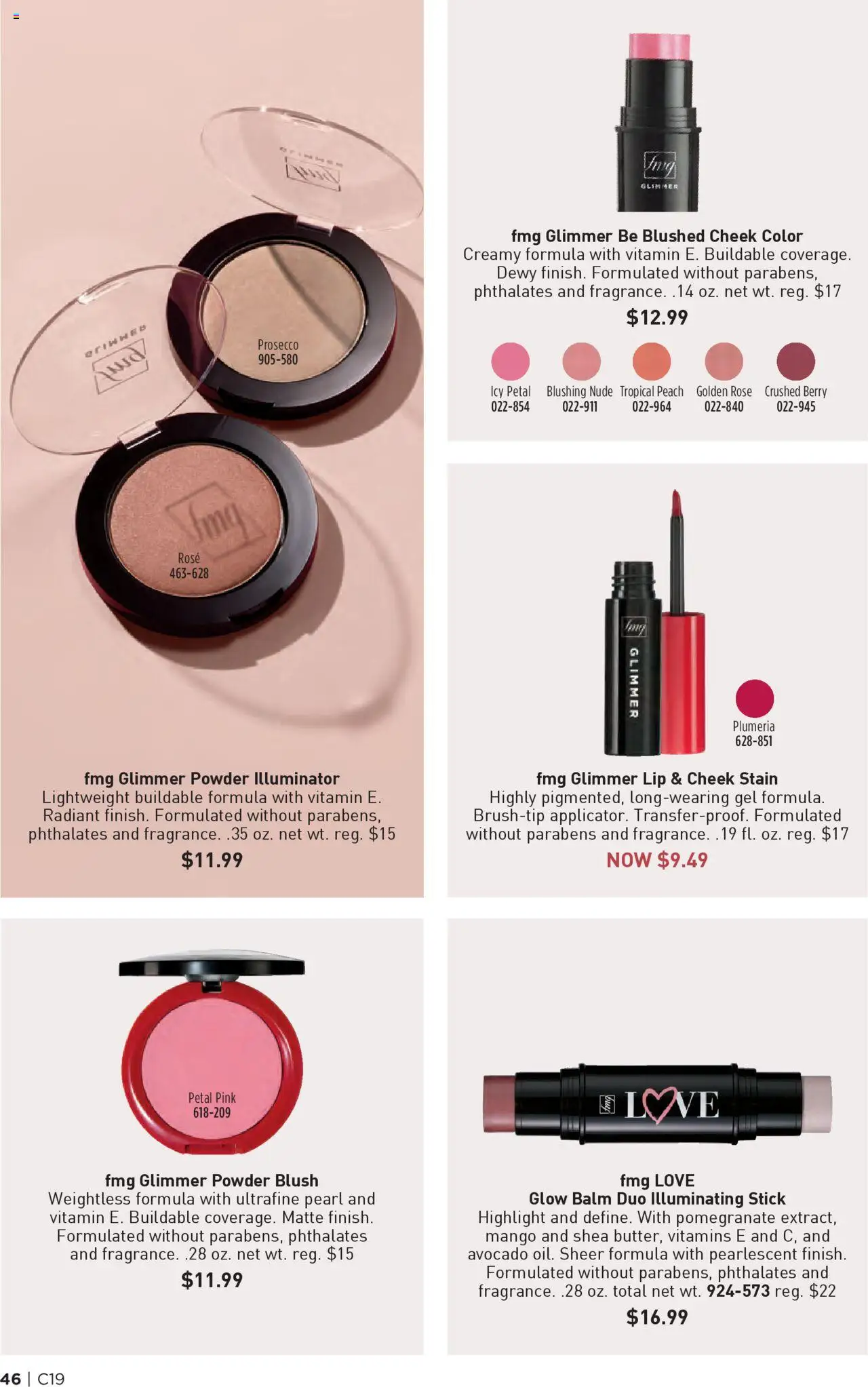Avon Brochure - valid from 10.09.2025 | Page: 46 | Products: Vitamin, Powder, Blush, Peach