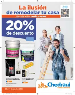 Vista previa de Chedraui - Promociones, nuevo folleto de la tienda, válido en México a partir del 03.10.2025