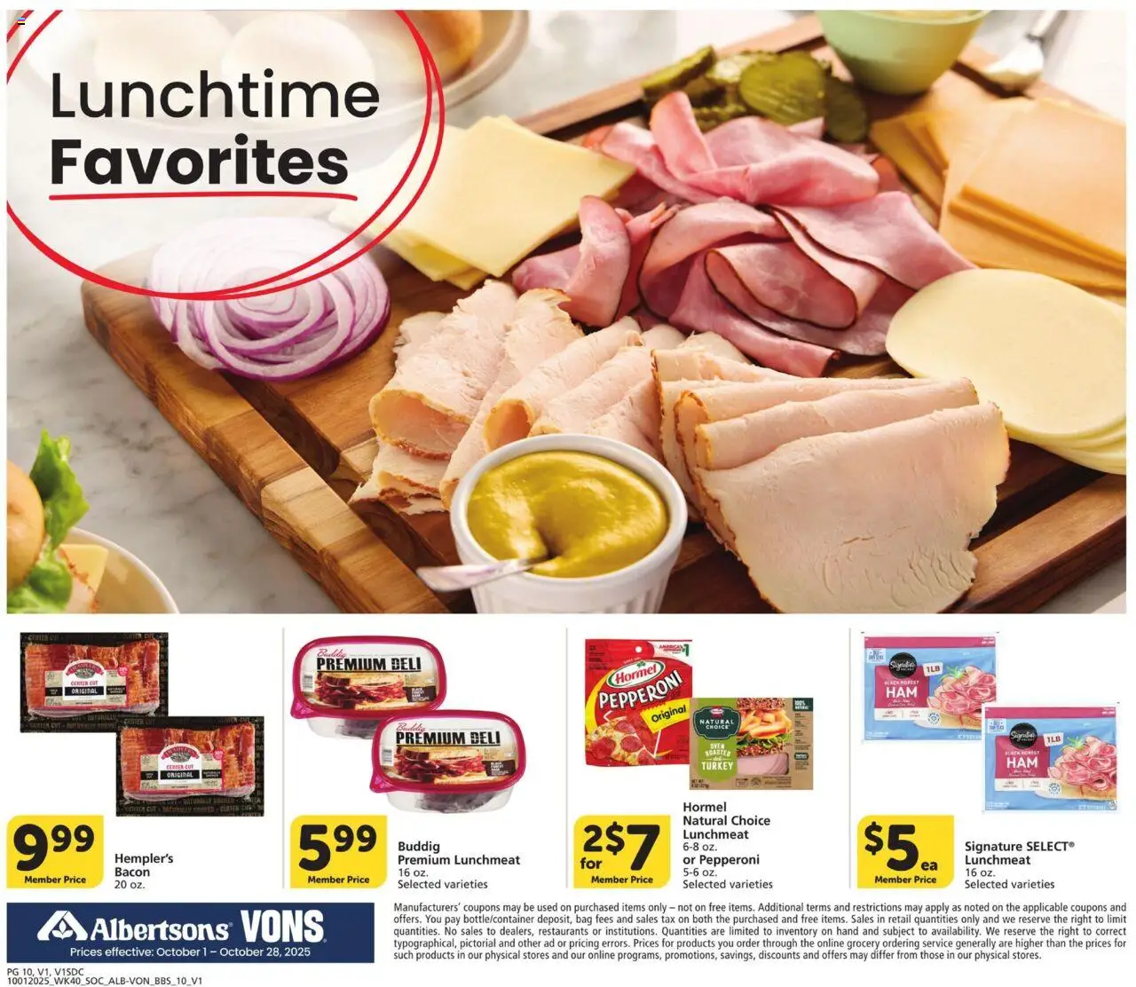 Vons Big Book of Savings - valid from 01.10.2025 | Page: 10 | Products: Bag, Oven