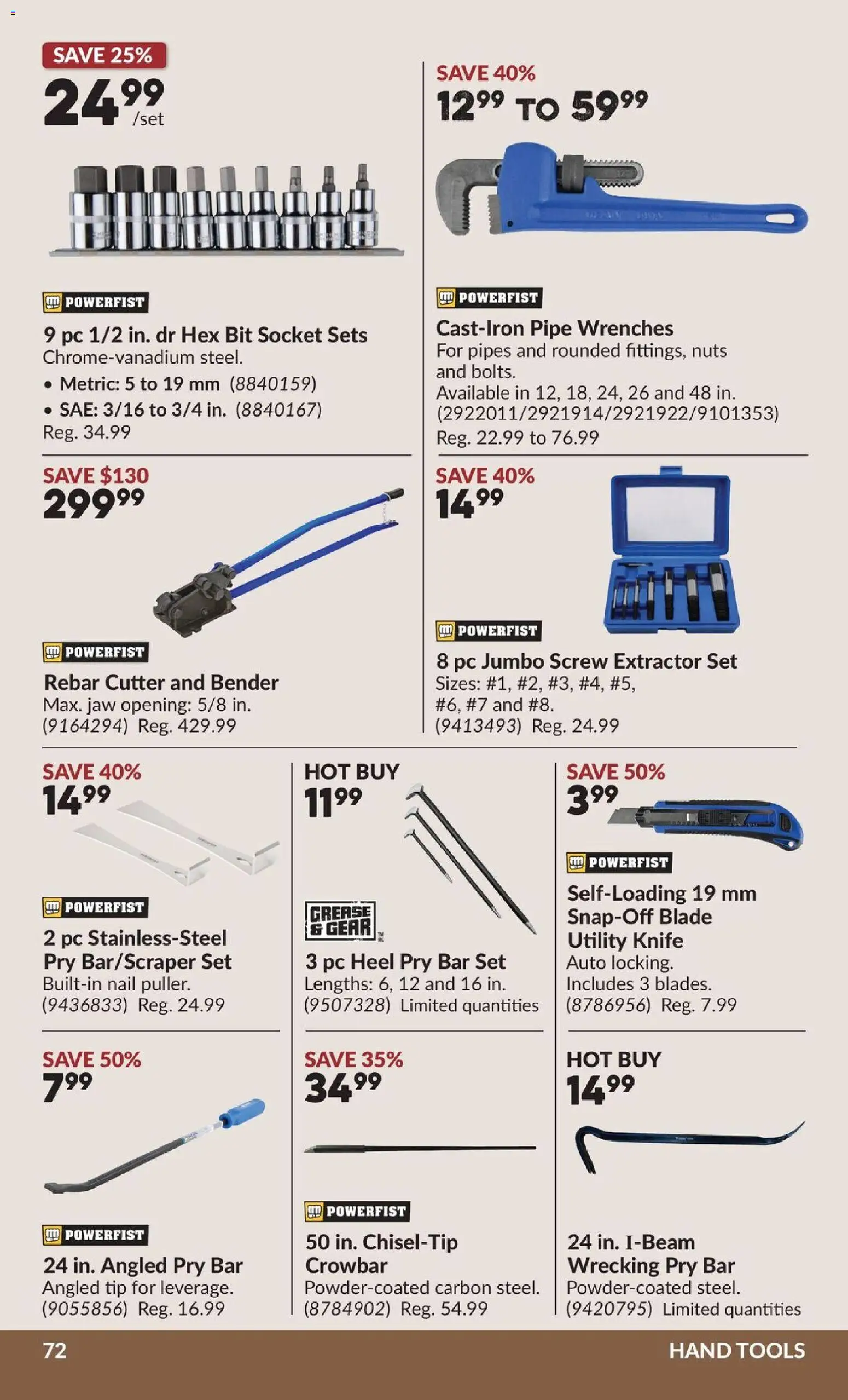 Princess Auto flyer valid from 24.03.2026 | Page: 80 | Products: Nuts, PC, Cutter, Socket