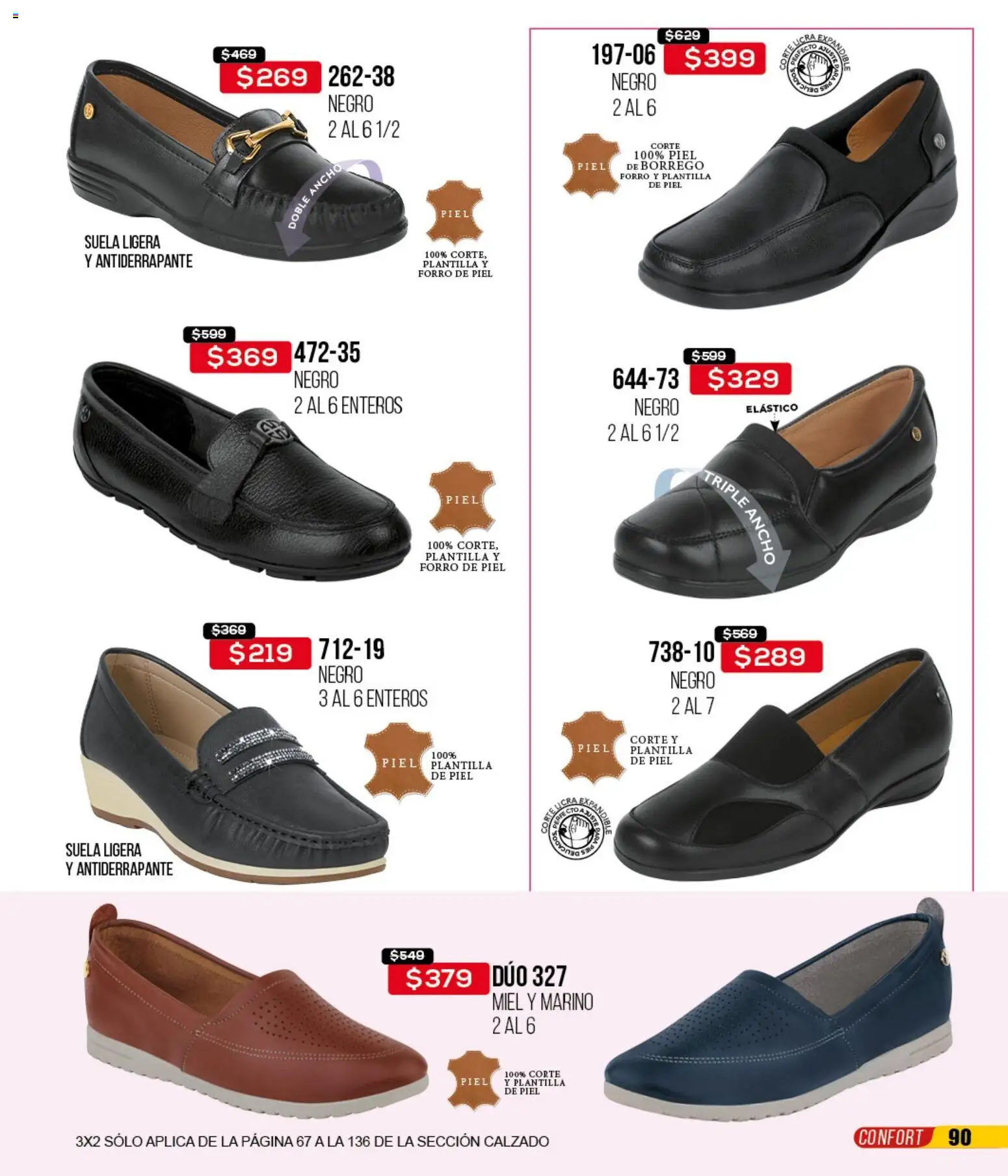 Nuevas ofertas de Cklass válidas en toda la República Mexicana desde el 14.04.2026. ¡Encuentra las mejores ofertas en Cklass catálogo 3X2 Digital Calzado! | Página: 91