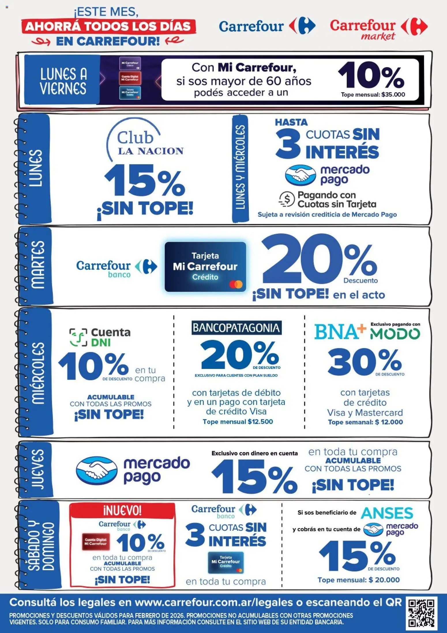 Carrefour Market - Disfrutá el verano │ válido desde el 18.02.2026 | Página: 6 | Productos: Banco