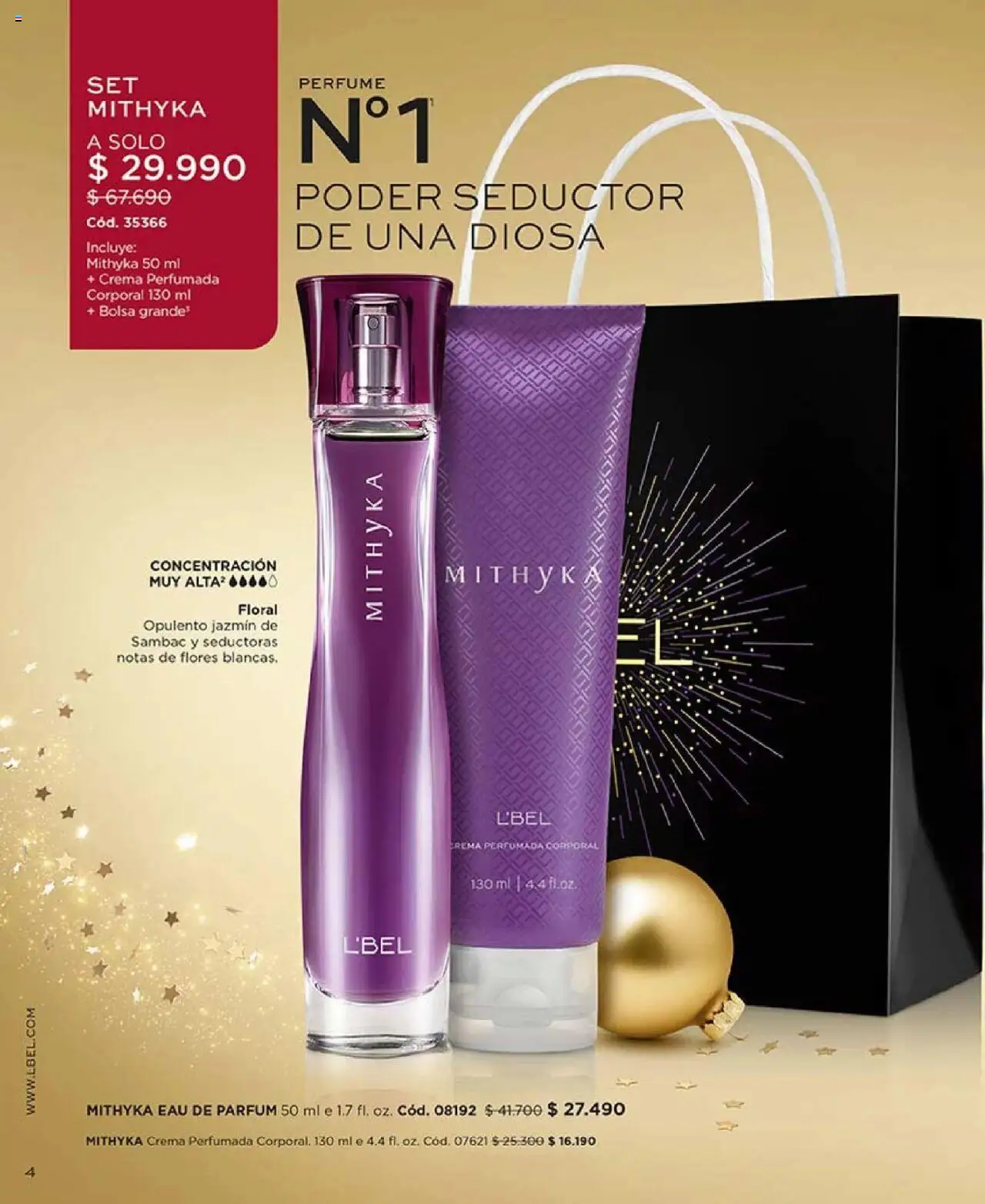 Catálogo L'Bel Campaña 17 │ válido desde el 14.10.2025 | Página: 4 | Productos: Bolsa, Perfume, Crema