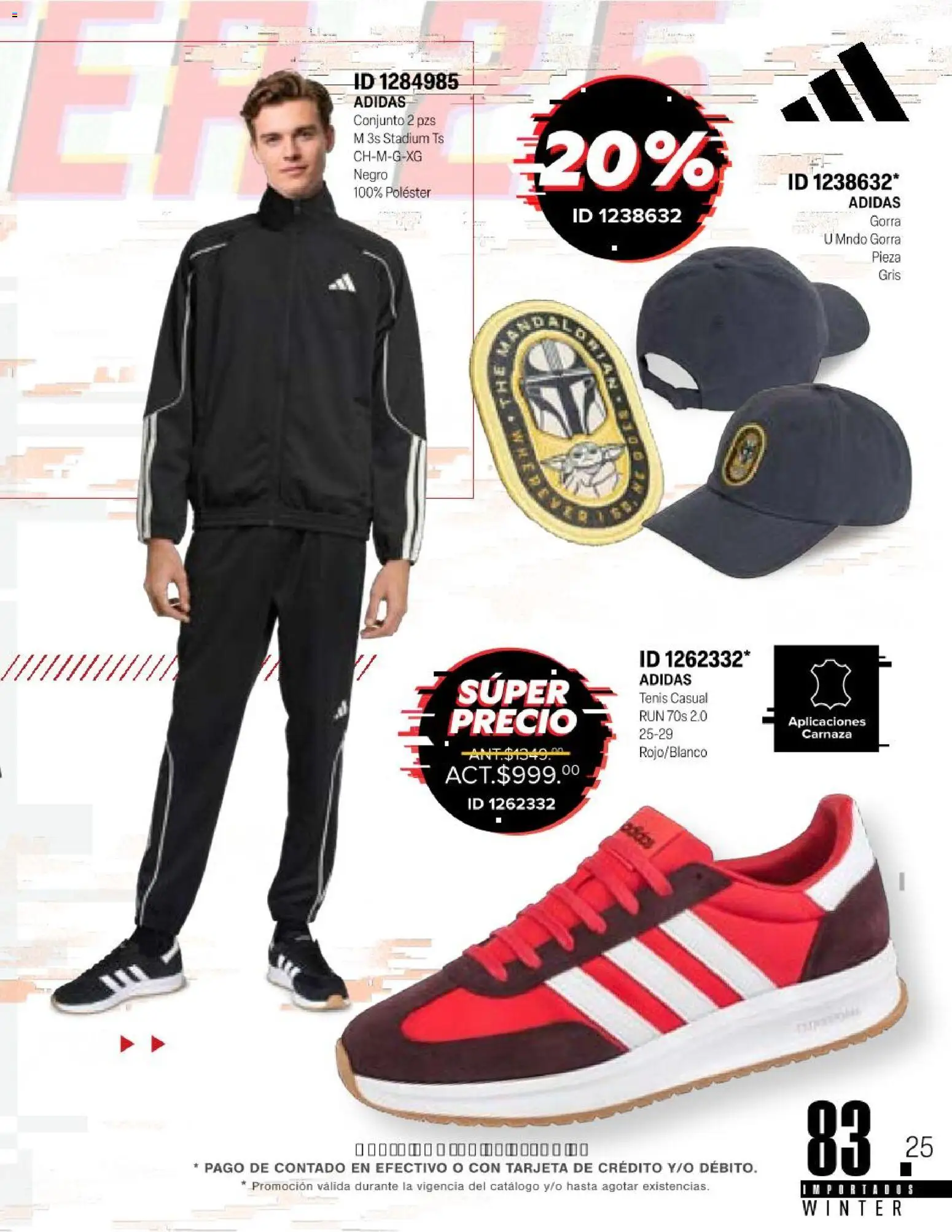Nuevas ofertas de Price Shoes válidas en toda la República Mexicana desde el 11.11.2025. ¡Encuentra las mejores ofertas en Price Shoes catálogo Importados Winter 2025  ! | Página: 83 | Productos: Tenis, Gorra, Conjunto