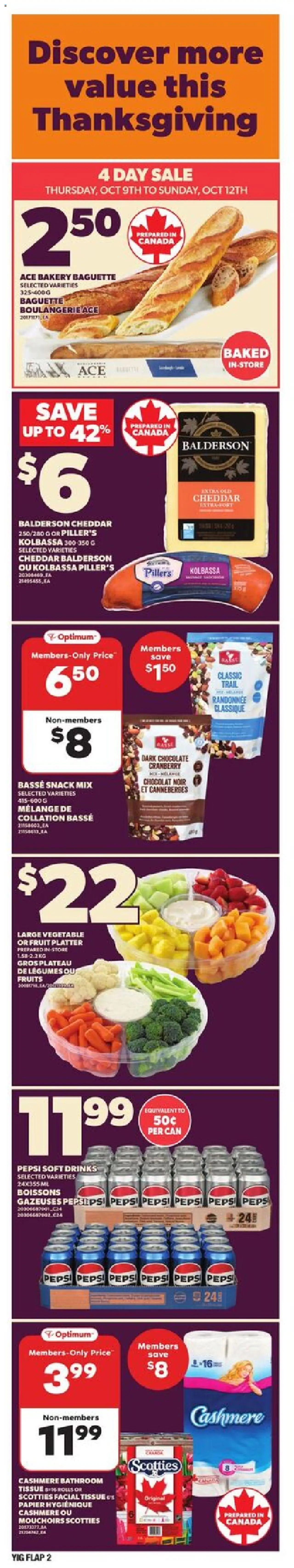 Independent Grocer flyer valid from 09.10.2025 | Page: 2 | Products: Bakery