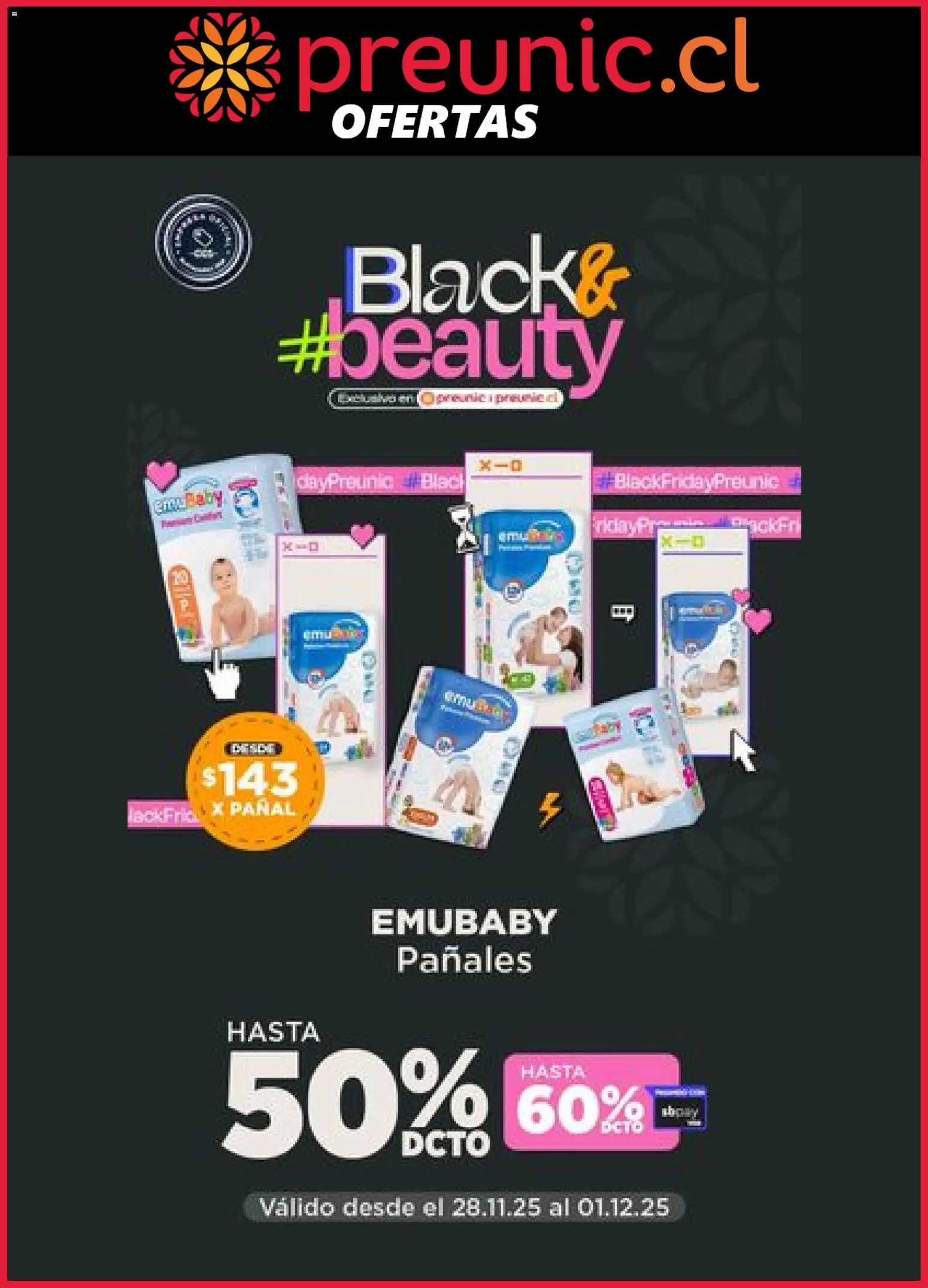 Black Friday Preunic │ válido desde el 28.11.2025 | Página: 5 | Productos: Pañales