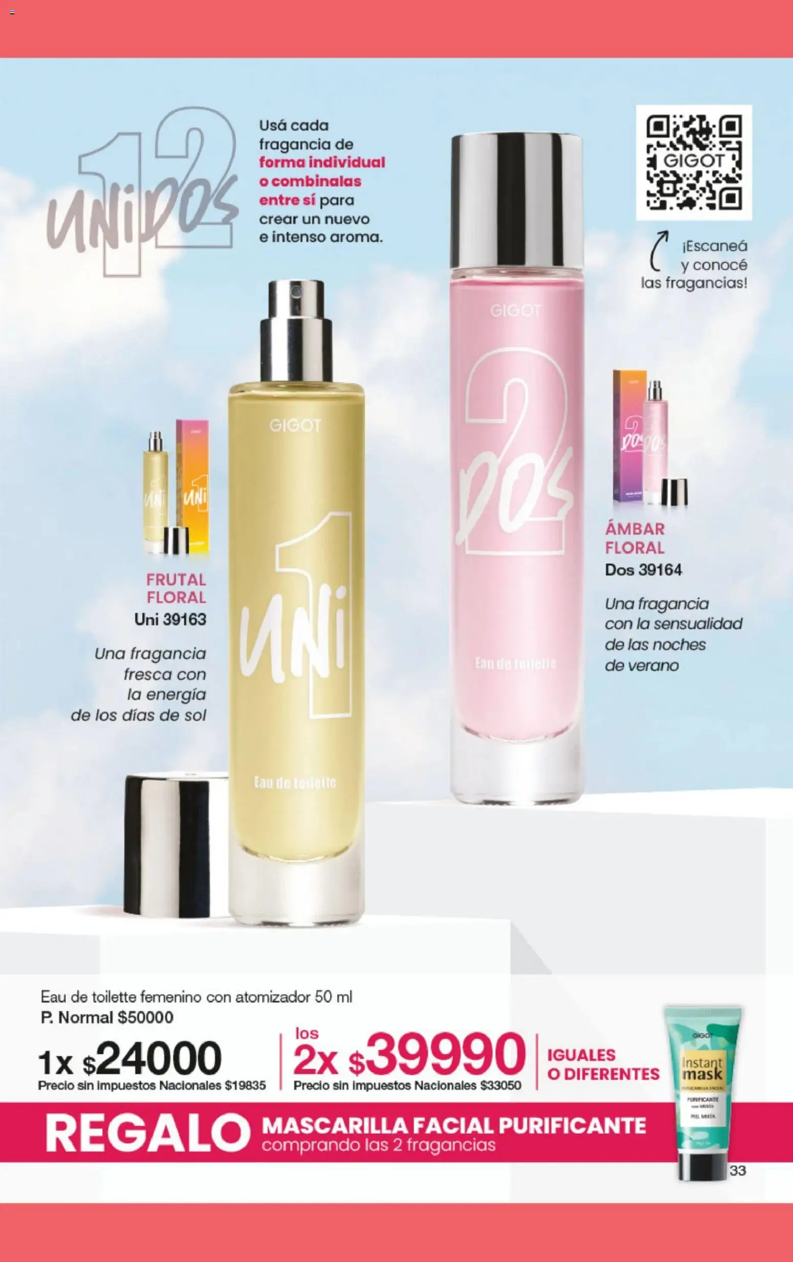 Gigot catálogo 02 │ válido desde el 01.02.2026 | Página: 45 | Productos: Mascarilla, Fragancia, Eau de toilette, Individual