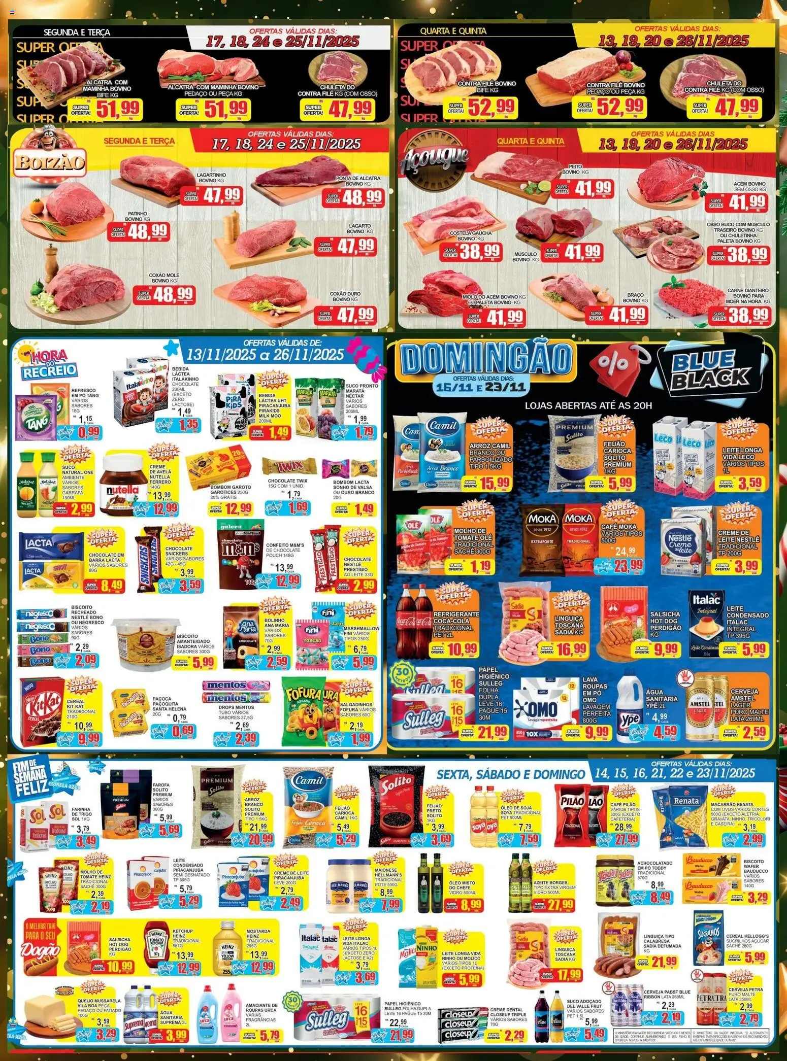 Estrela Azul Folheto - válido de 13.11.2025 | Página: 3 | Produtos: Biscoito, Contra filé, Farofa, Azeite