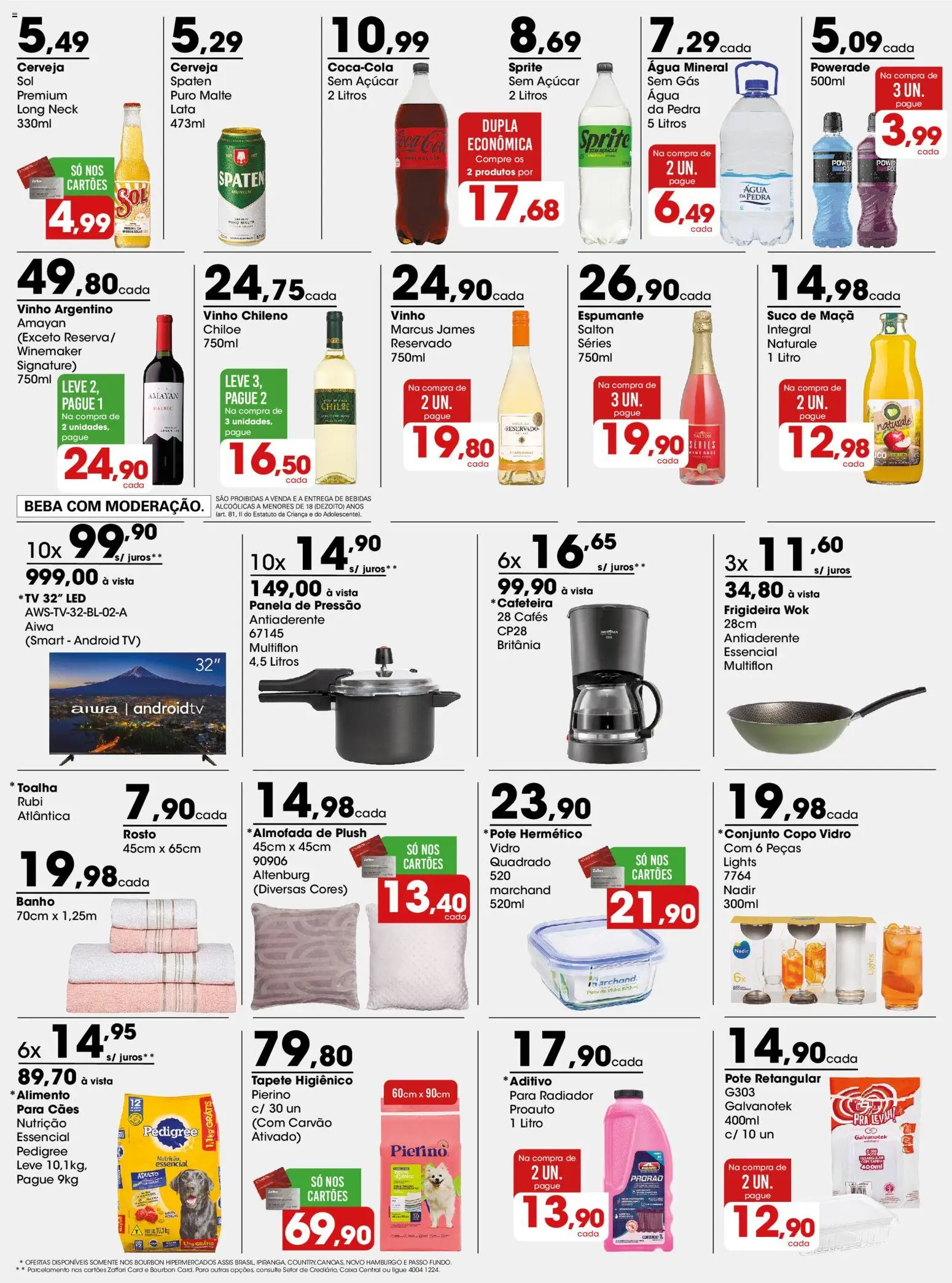 Zaffari Folheto - válido de 03.11.2025 | Página: 3 | Produtos: Frigideira, Suco, Cerveja, Açúcar