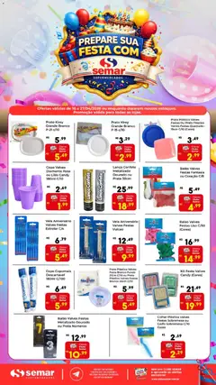 Semar Supermercado ofertas Prepare Sua Festa - Pré-Visualização do folheto da loja Semar Supermercado, válido de 16.04.2026