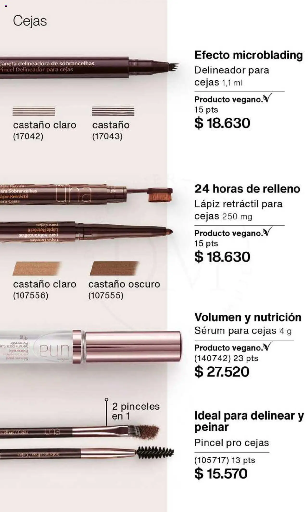 Catálogo Natura Ciclo 6 │ válido desde el 03.04.2025 | Página: 103 | Productos: Pincel, Serum, Delineador