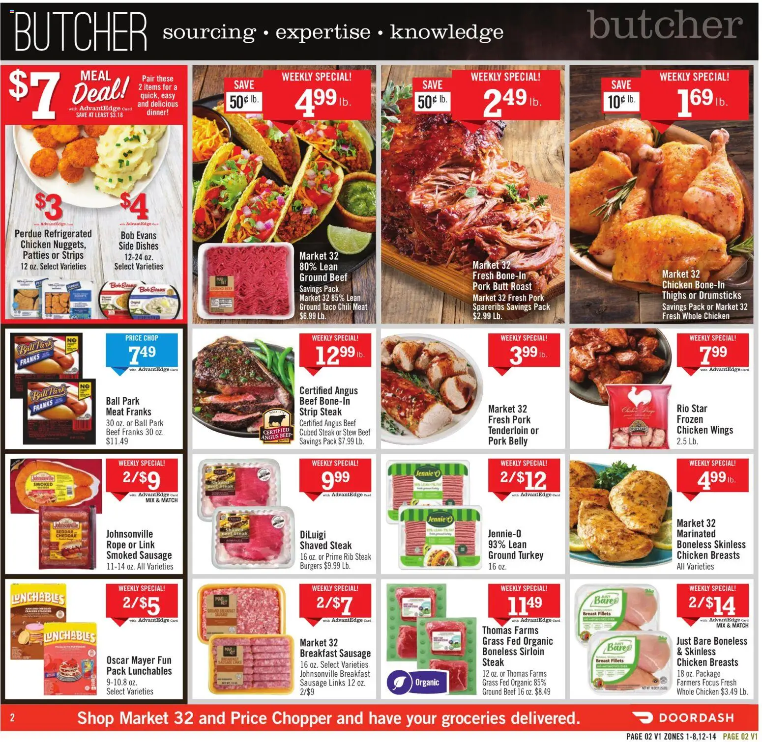 Price Chopper - Weekly Ad - valid from 01.03.2026 | Page: 2 | Products: Pork, Beef, Sausage