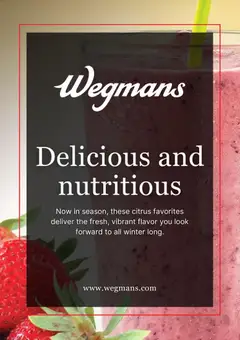Preview of Wegmans weekly ads valid from 01.01.2026