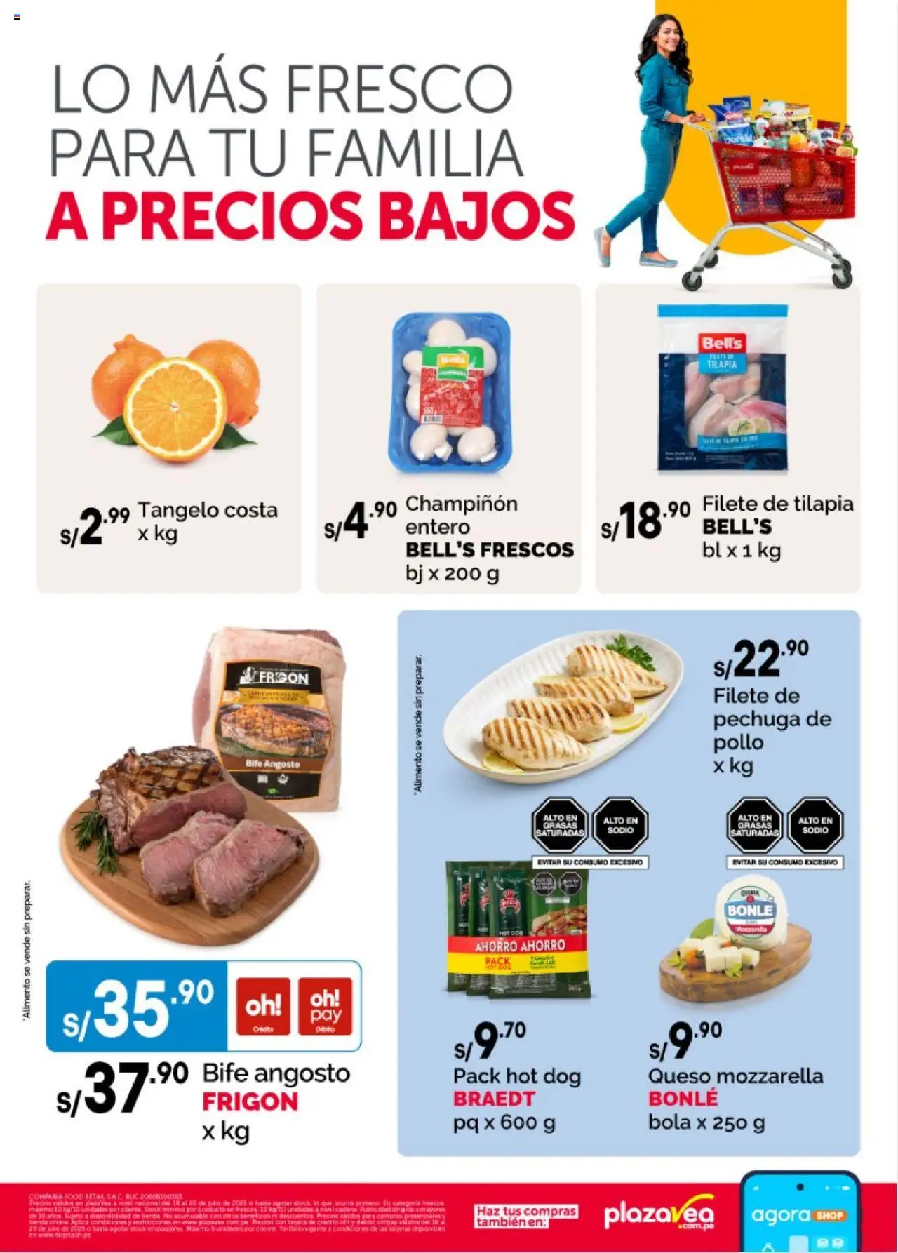 Catálogo Plaza Vea válido desde 18.07.2025 | Página: 1 | Productos: Queso