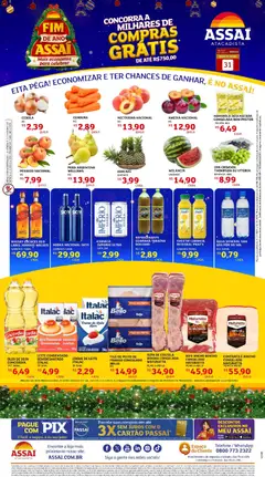 Encarte Assaí Atacadista - MS - Pré-Visualização do folheto da loja Assaí Atacadista, válido de 31.12.2025