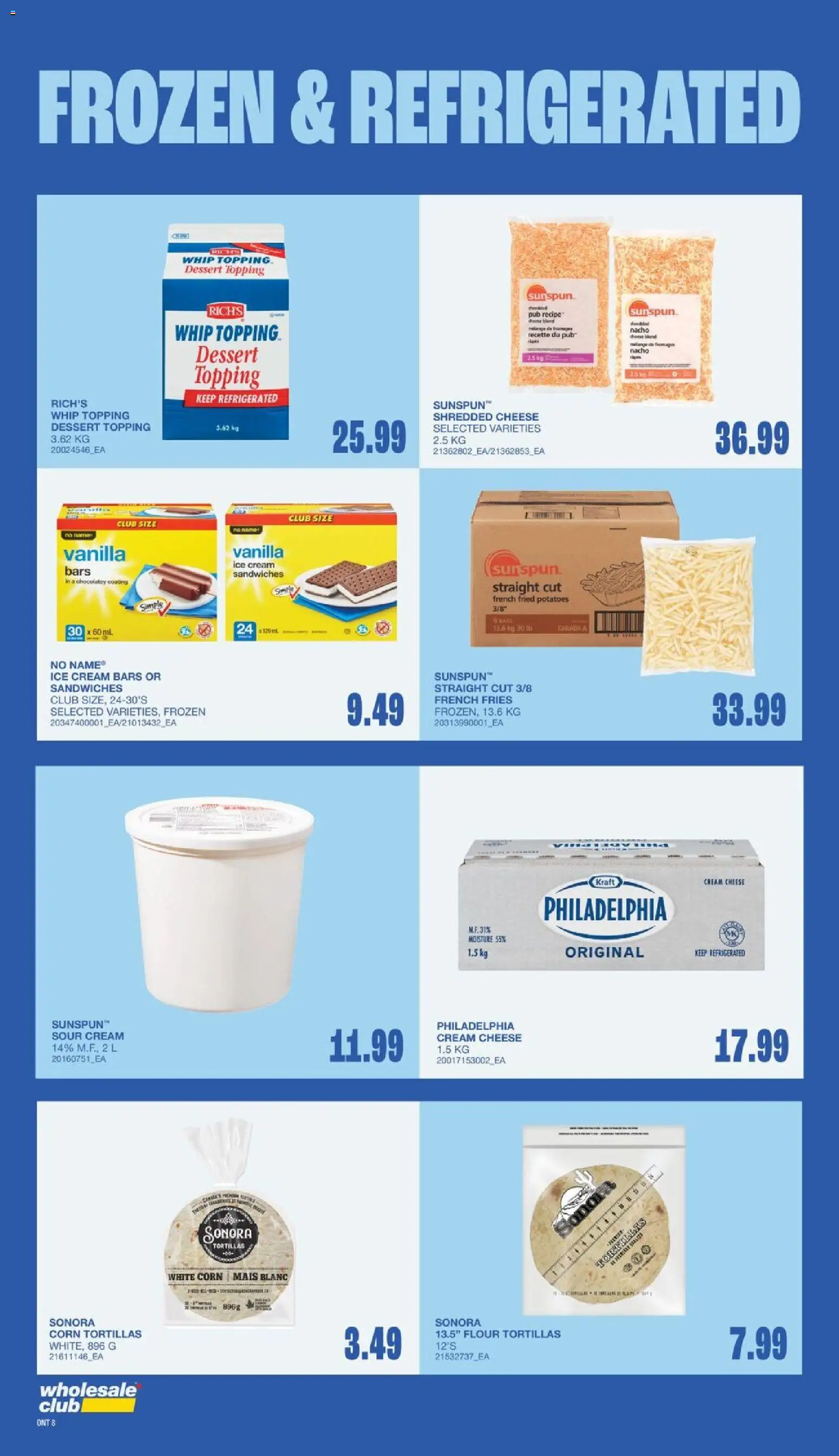Wholesale Club flyer valid from 23.04.2026 | Page: 15 | Products: Sour cream, Cream, Ice cream, Cheese