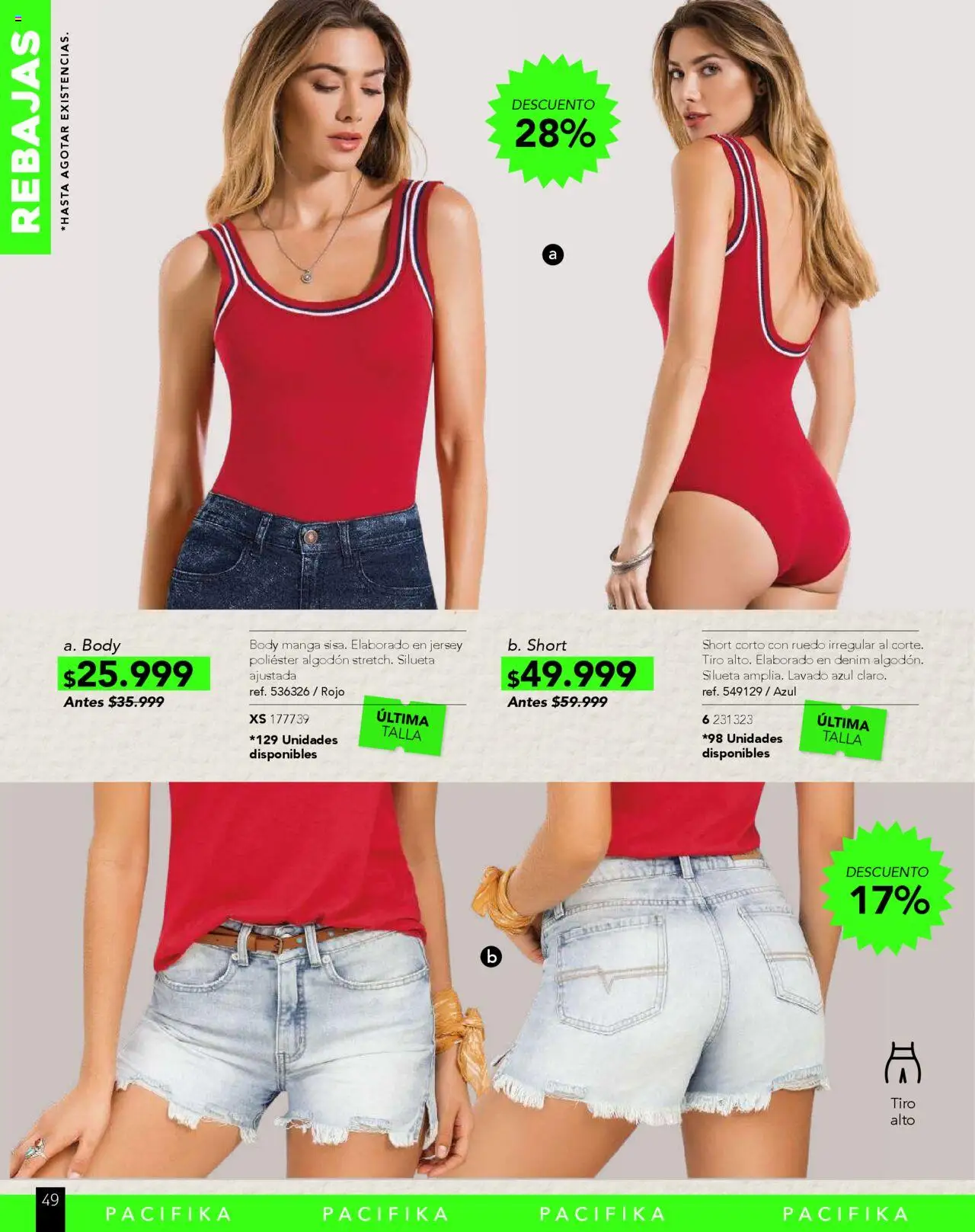 Pacifika revista - valida desde el 25.09.2025 | Página: 256 | Productos: Algodón, Body, Short