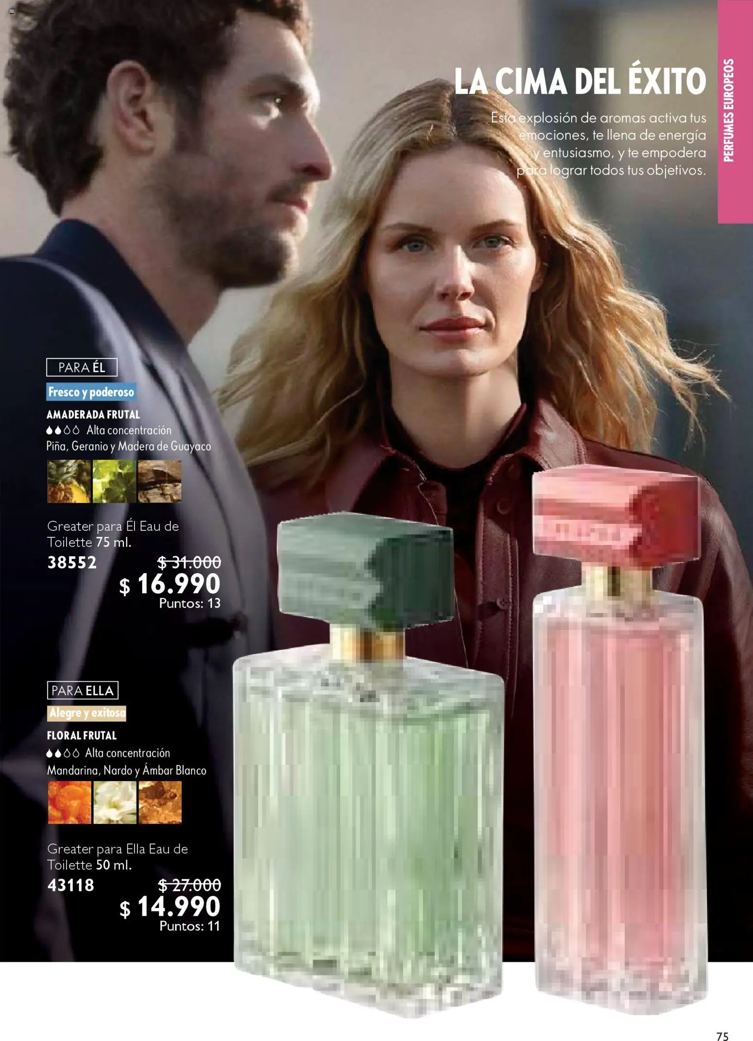 Oriflame catálogo │ válido desde el 18.11.2025 | Página: 75 | Productos: Eau de toilette, Té