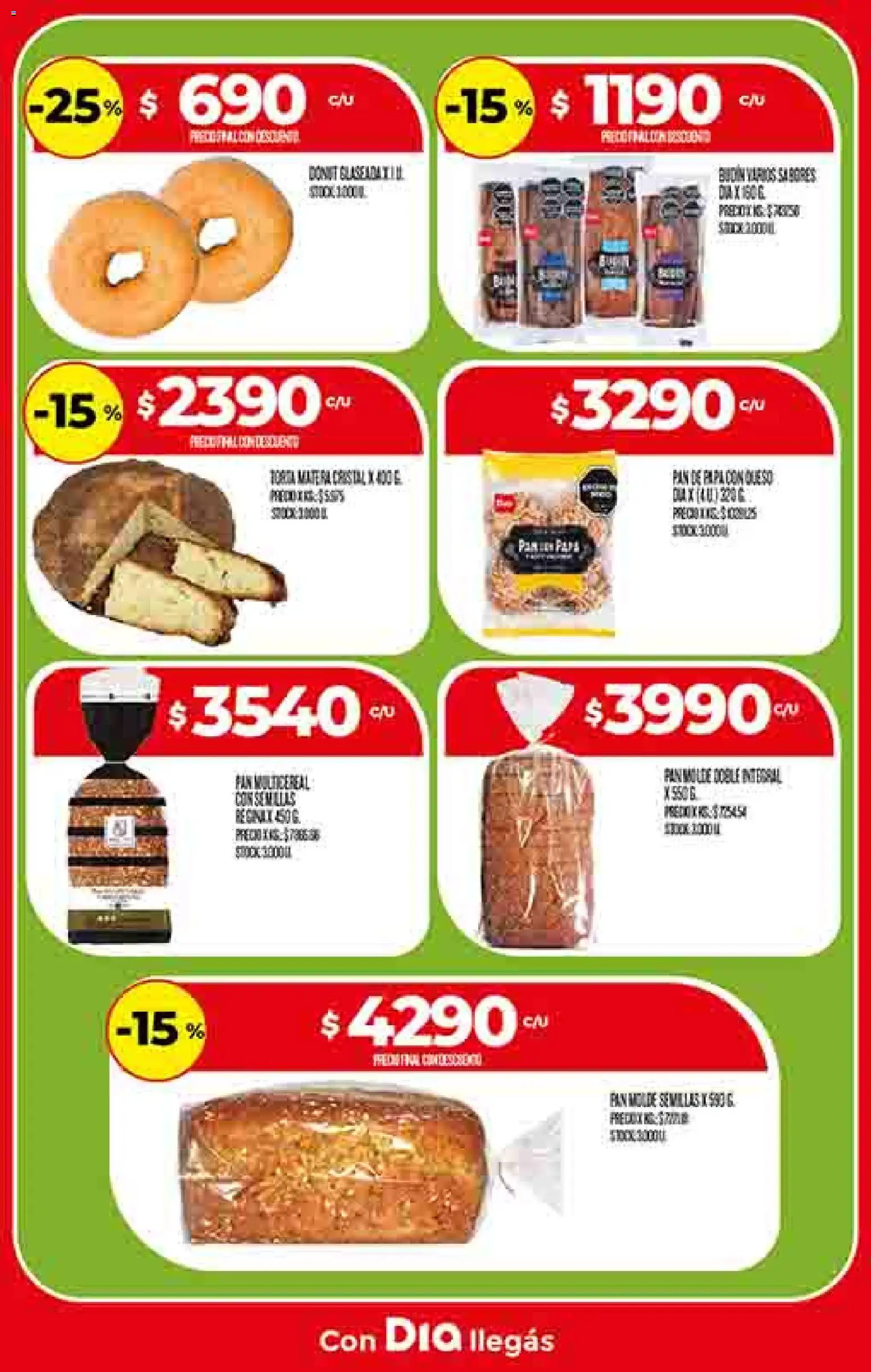 Supermercado DIA Ofertas │ válido desde el 29.10.2025 | Página: 9 | Productos: Molde, Budín, Torta, Queso