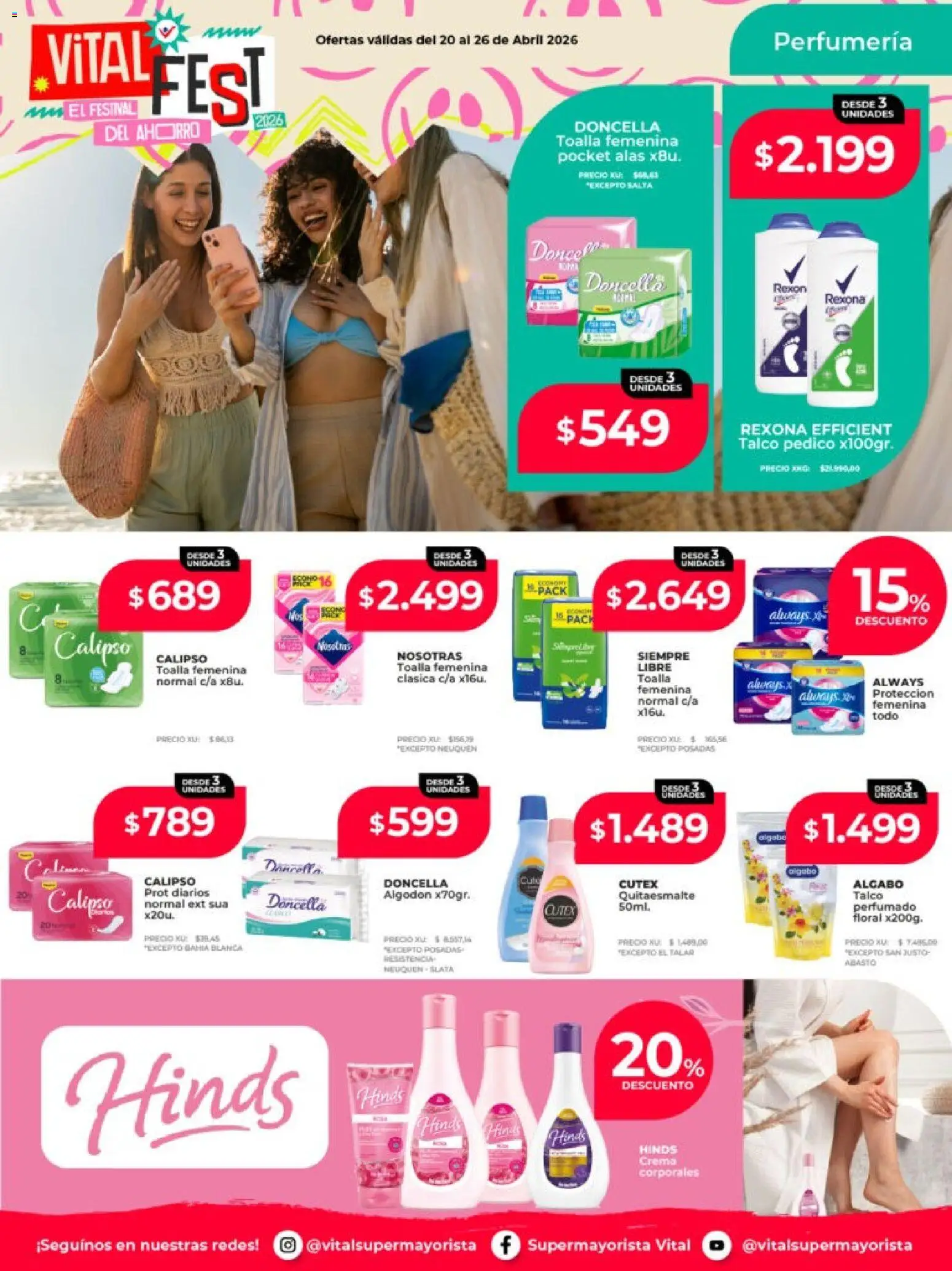 Vital - Ofertas │ válido desde el 20.04.2026 | Página: 5 | Productos: Toalla, Algodón, Crema
