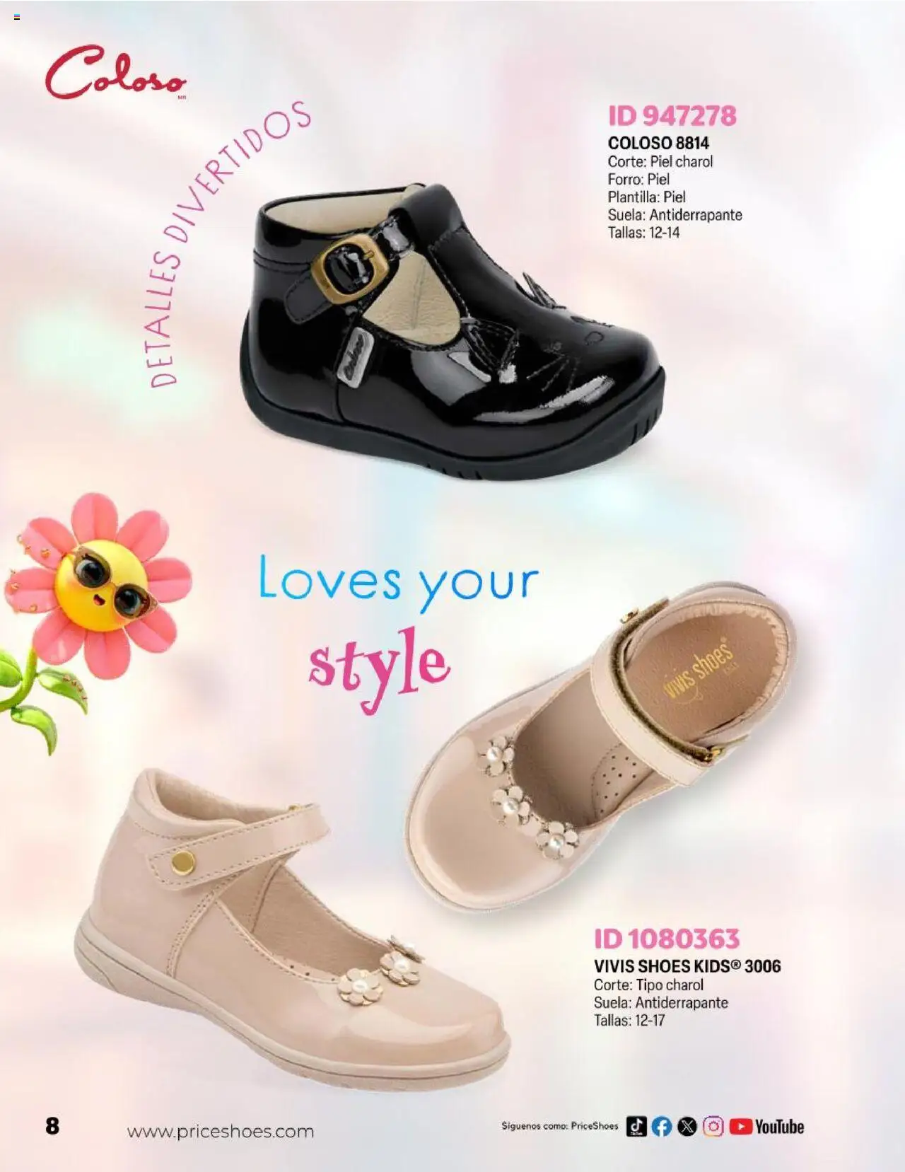 Nuevas ofertas de Price Shoes válidas en toda la República Mexicana desde el 23.04.2025. ¡Encuentra las mejores ofertas en Price Shoes catálogo Kids! | Página: 8