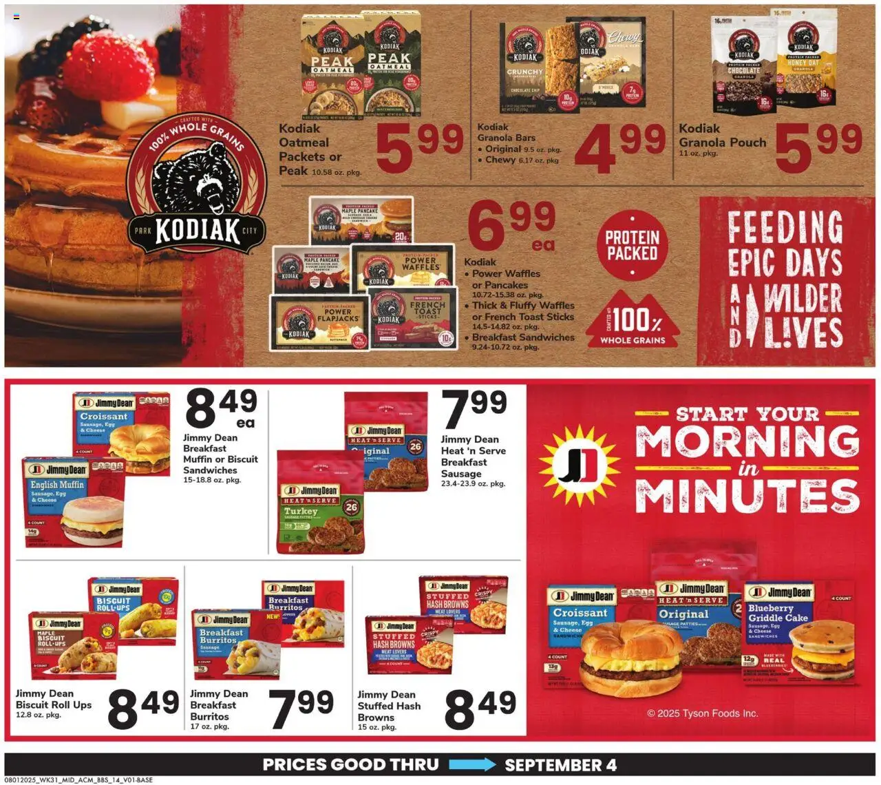 Acme Big Book of Savings - valid from 01.08.2025 | Page: 14 | Products: Cheese, Chocolate, Muffin, UPS