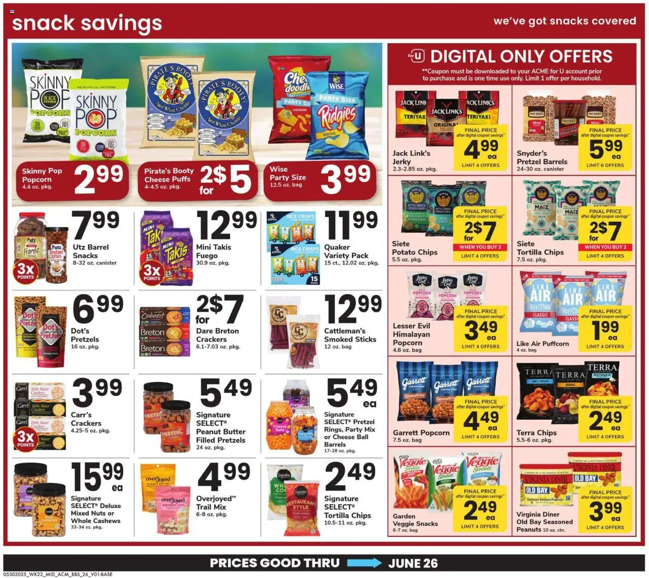 Acme Big Book of Savings - valid from 30.05.2025 | Page: 26 | Products: Vinegar, Cheese, Rice, Chips