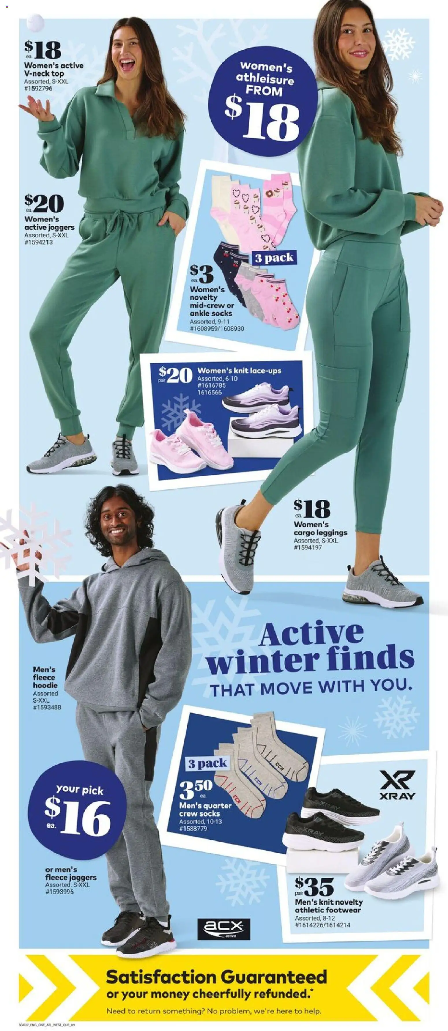 Giant Tiger flyer valid from 04.02.2026 | Page: 11 | Products: Sneakers, Shoes, Hoodie, Leggings