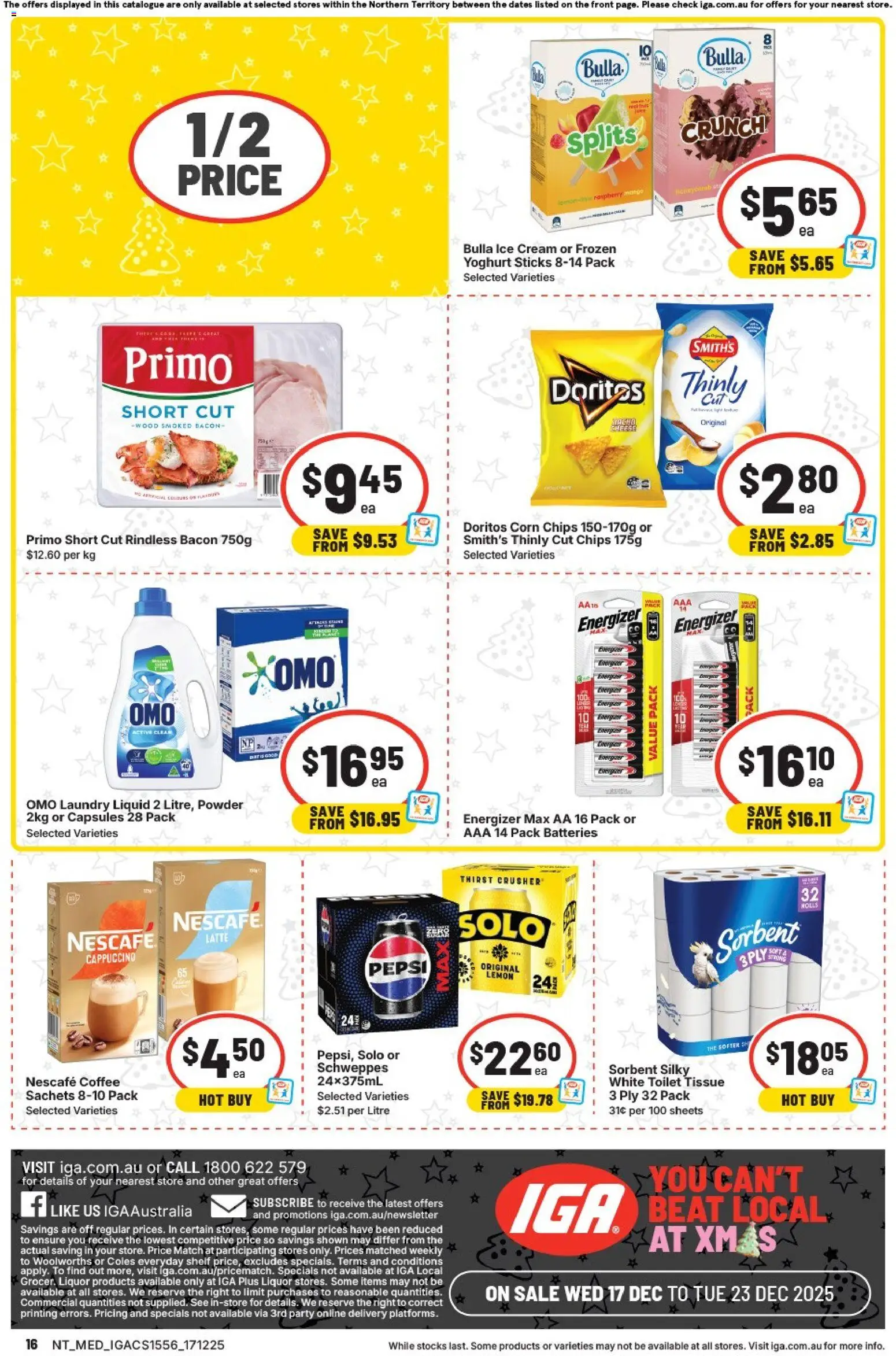 IGA catalogue - valid from 17.12.2025 | Page: 16 | Products: Shelf, Toilet, Yoghurt, Nescafe