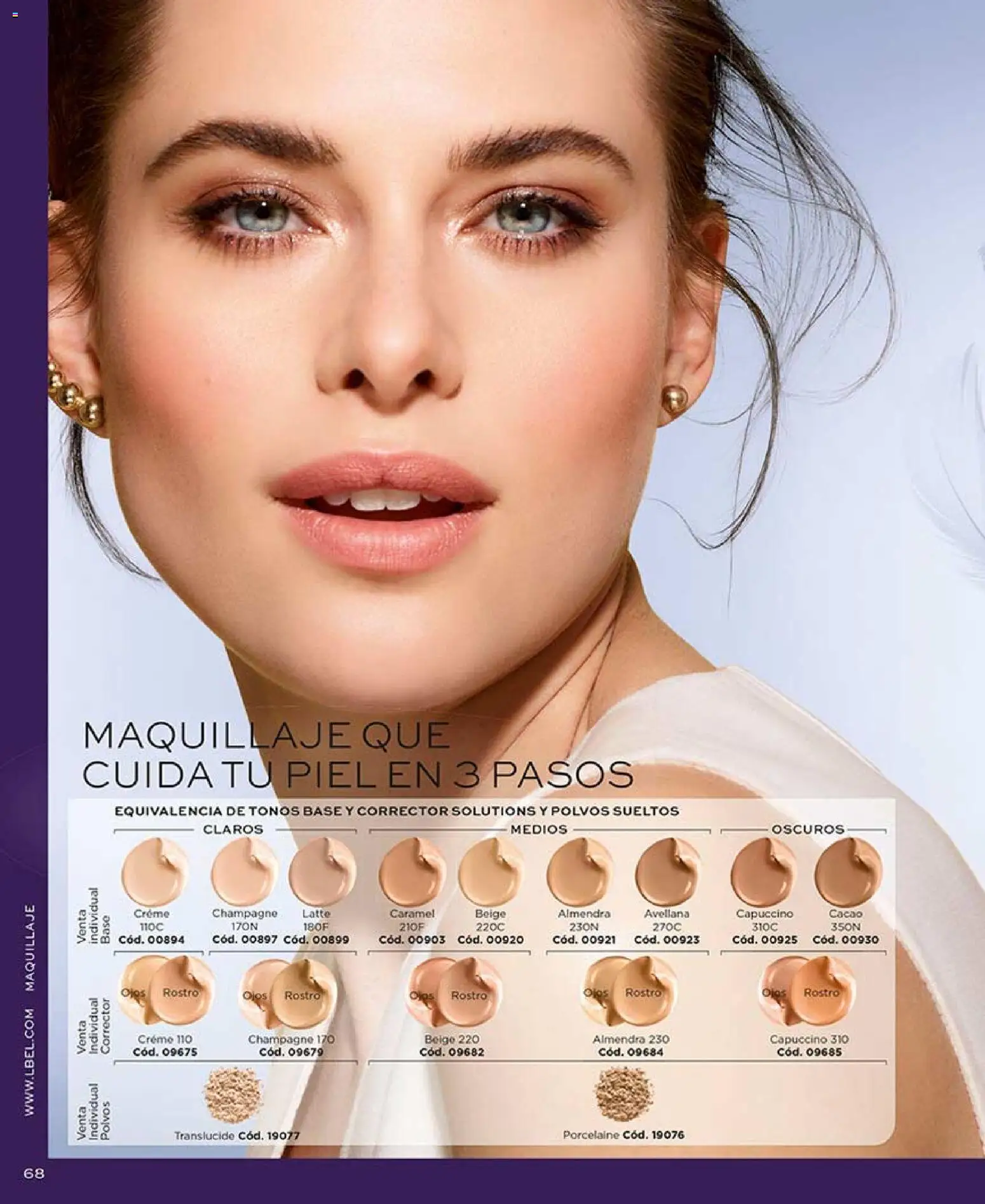 Catálogo L'Bel Campaña 7 │ válido desde el 18.04.2026 | Página: 68 | Productos: Cacao, Corrector, Base, Individual