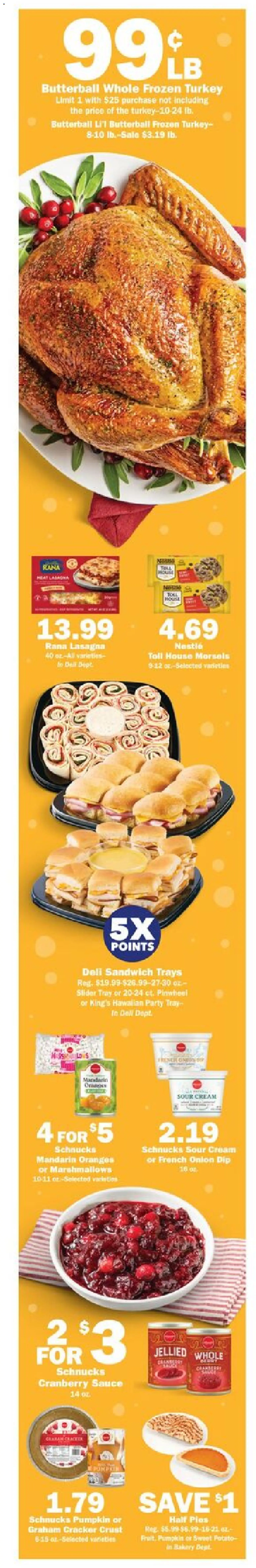 Schnucks Weekly Ad - valid from 05.11.2025 | Page: 6 | Products: Bakery, Sour cream, Pumpkin, Onion
