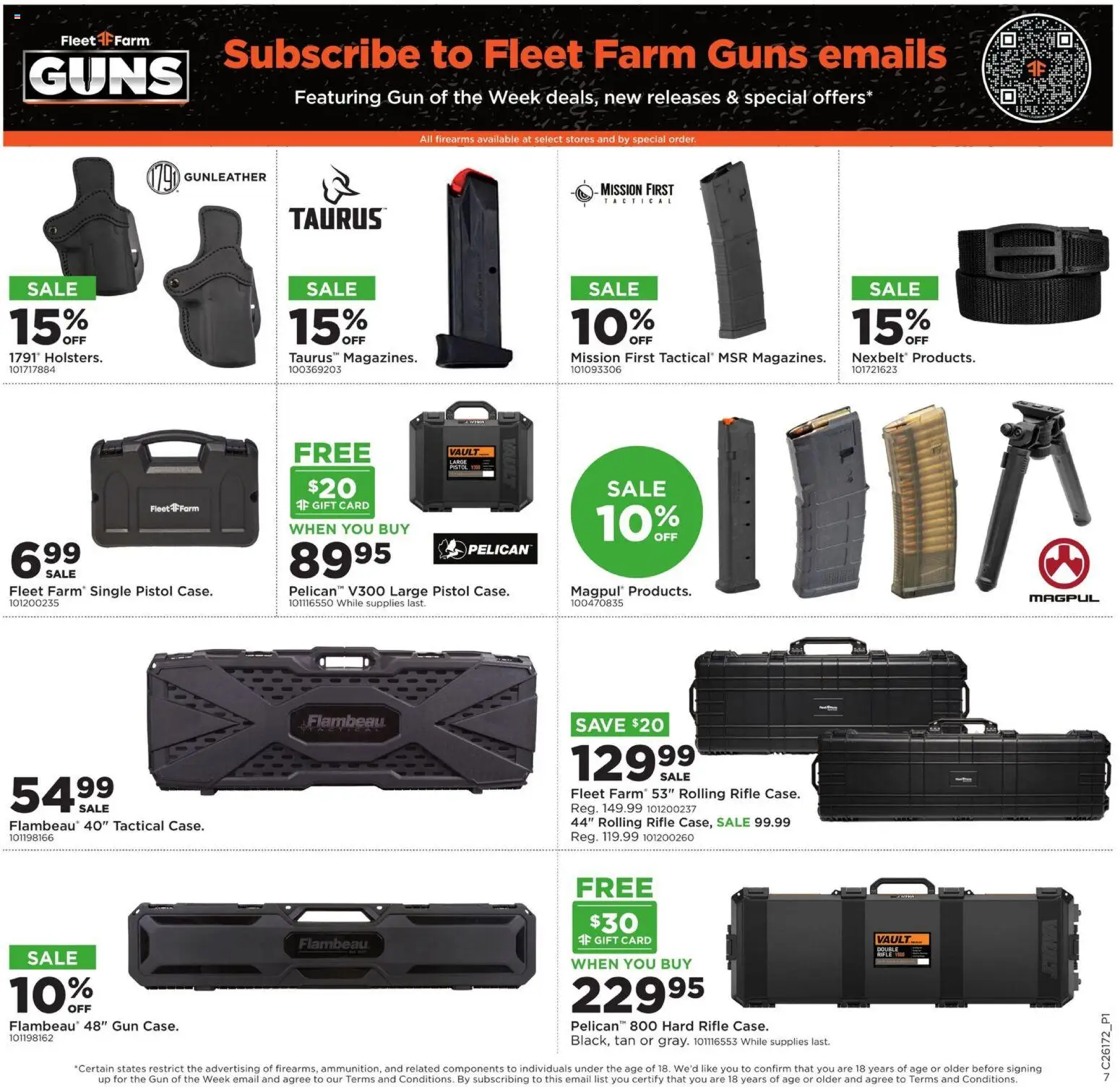Mills Fleet Farm Range Ready - valid from 20.04.2026 | Page: 7 | Products: Gun, Rifle