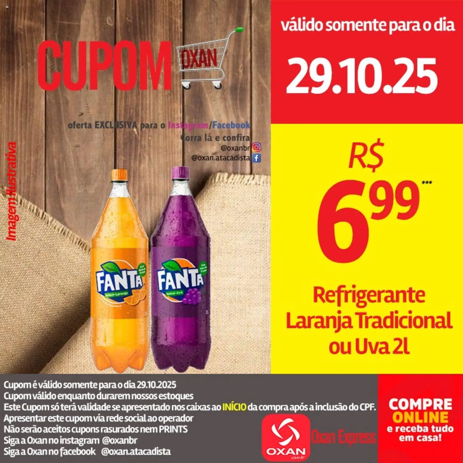 Oxan Atacadista Folheto - válido de 29.10.2025 | Página: 9 | Produtos: Fanta, Refrigerante