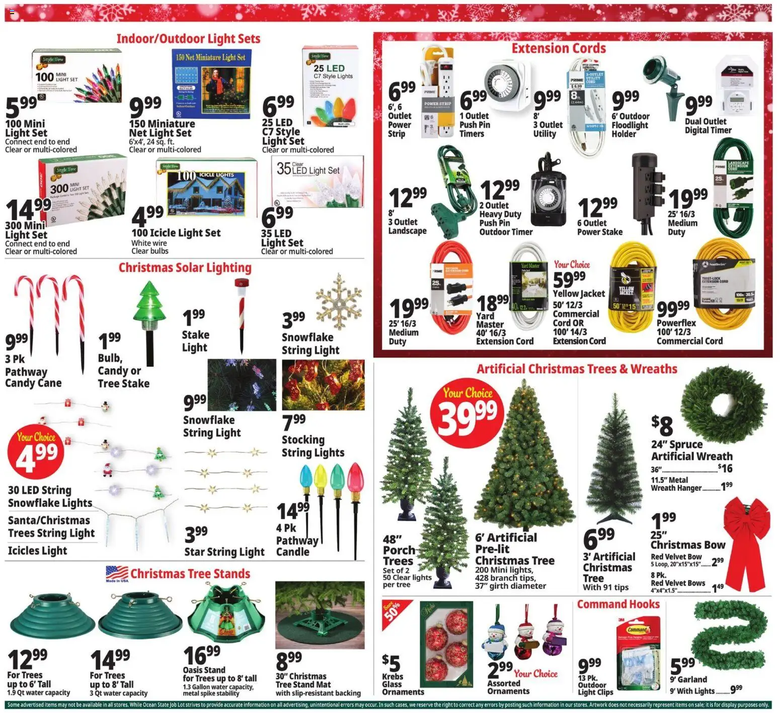 Ocean State Job Lot Weekly Ad - MA - valid from 27.11.2025 | Page: 7 | Products: Wire, Pin, Bow, Water