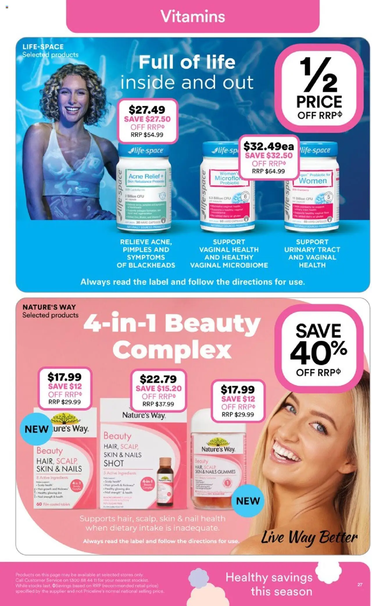 Priceline Pharmacy catalogue - valid from 11.09.2025 | Page: 27 | Products: Acne, Tablets