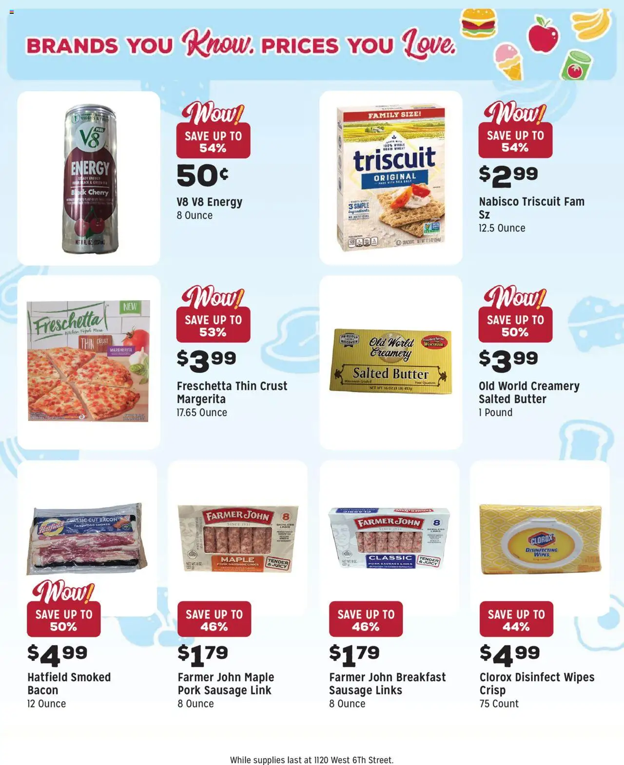 Grocery Outlet Weekly - CA - valid from 06.08.2025 | Page: 5 | Products: Butter, Pork, Salt, Sausage