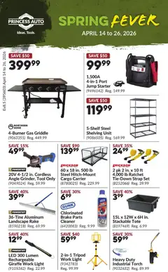 Preview of Princess Auto - Spring Fever from shop Princess Auto valid from 14.04.2026